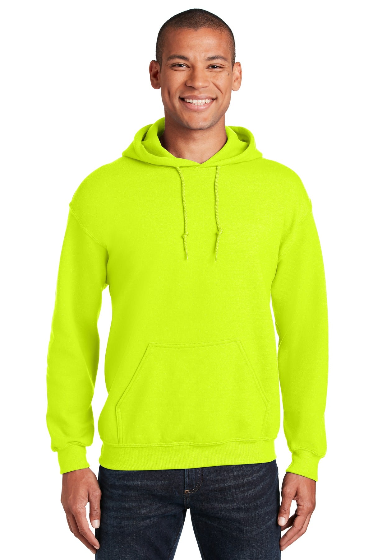 Gildan Heavy Blend Hooded Sweatshirt - Safety Green