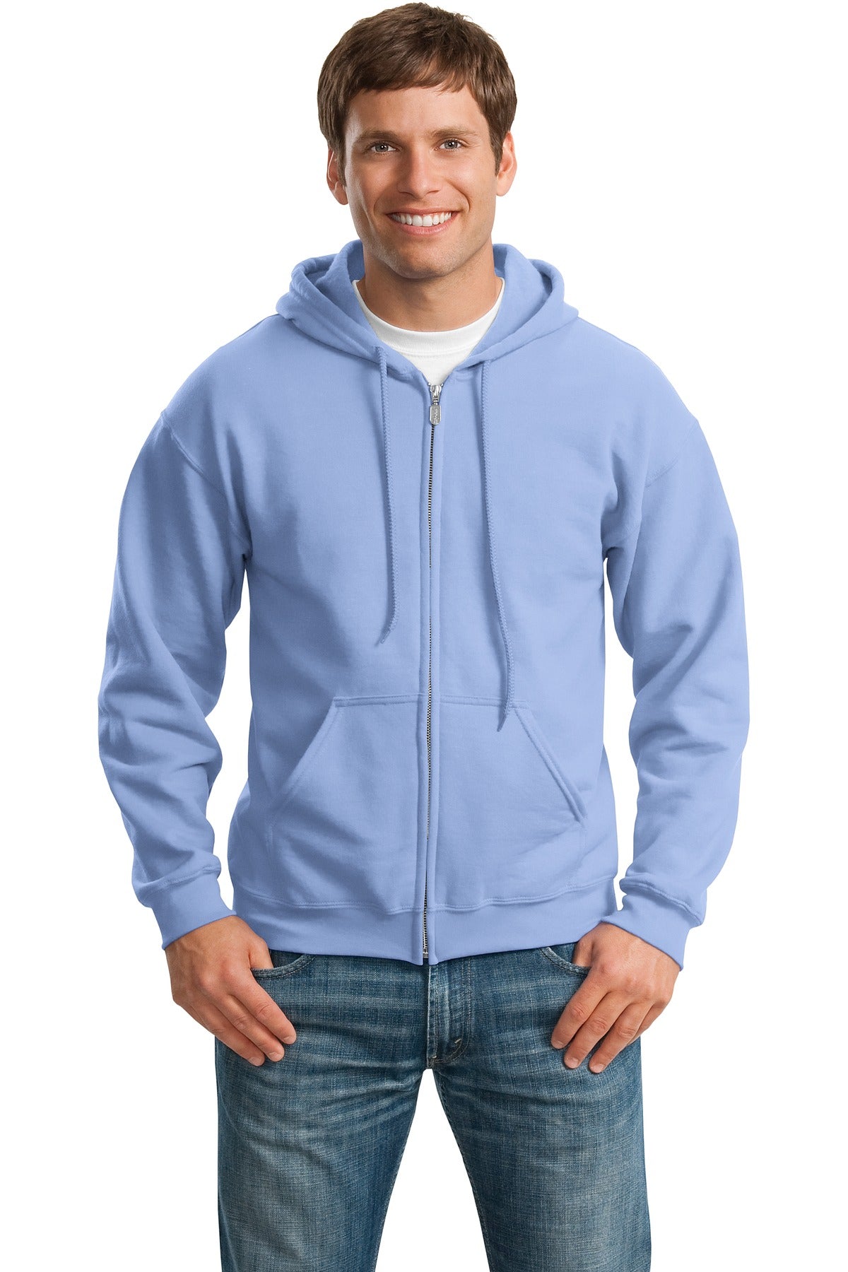 Gildan Heavy Blend™ Full-Zip Hooded Sweatshirt - Carolina Blue
