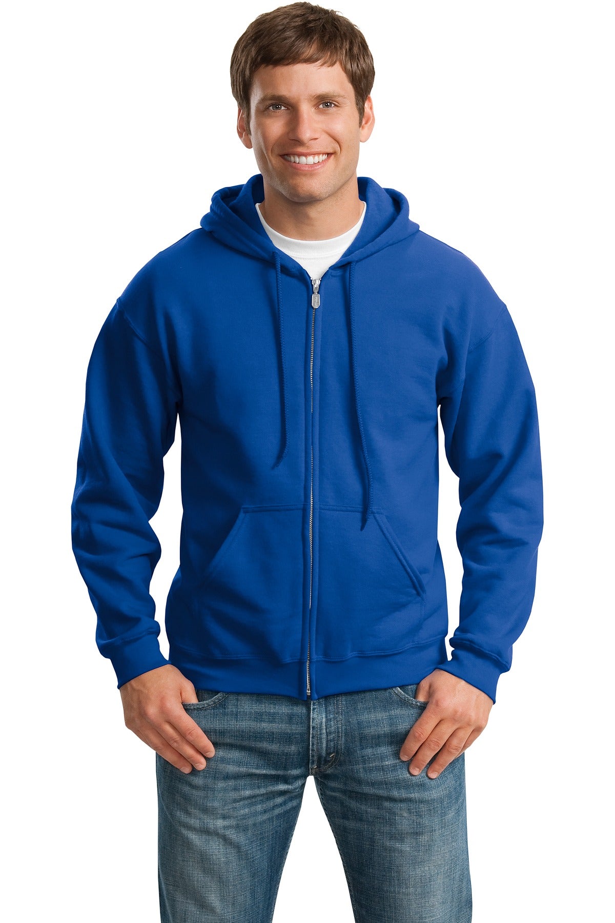 Gildan Heavy Blend™ Full-Zip Hooded Sweatshirt - Royal