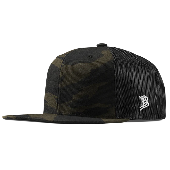 Branded Bills Bare Flat Trucker Hat