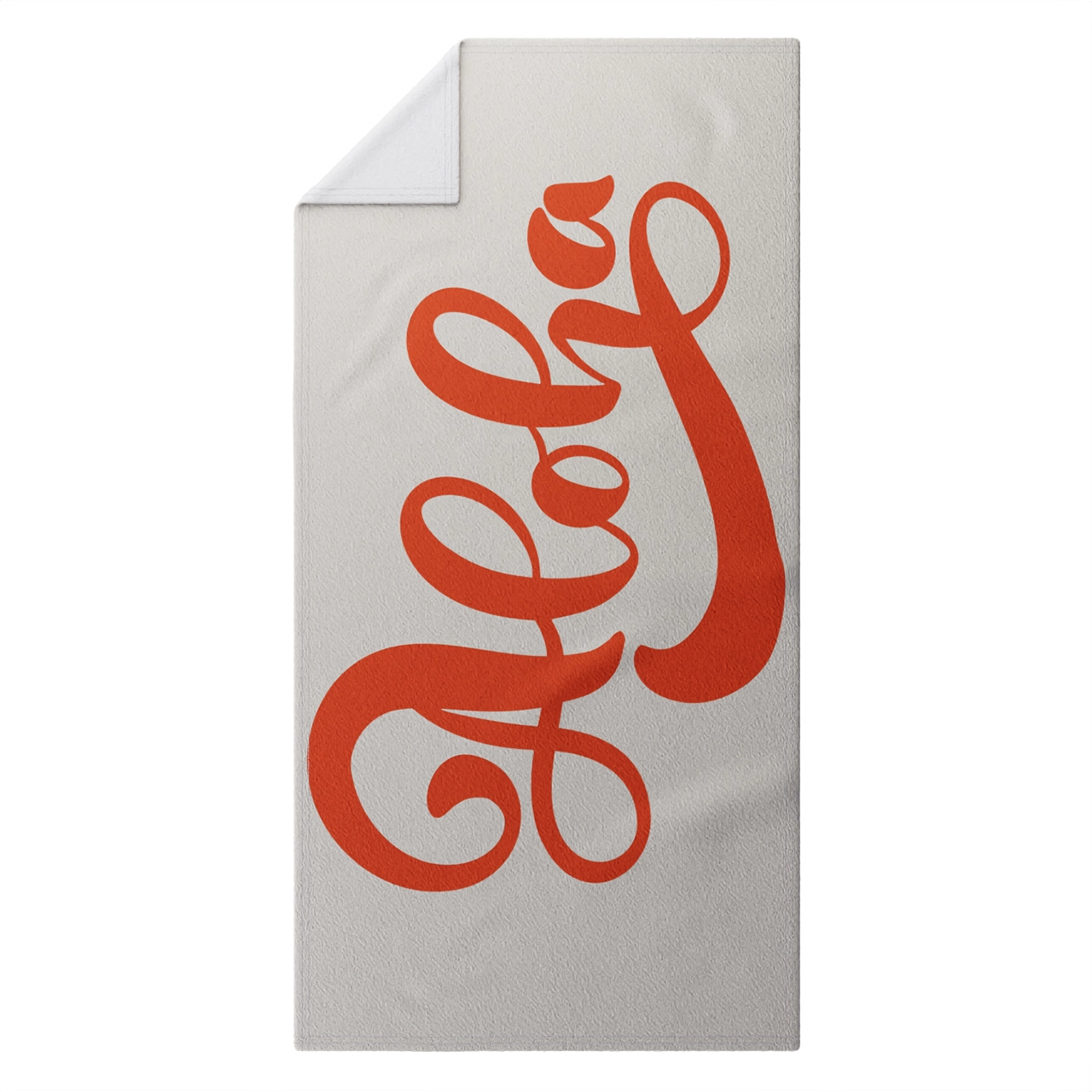 Silk Velour Custom Beach Towel 30" x 60"