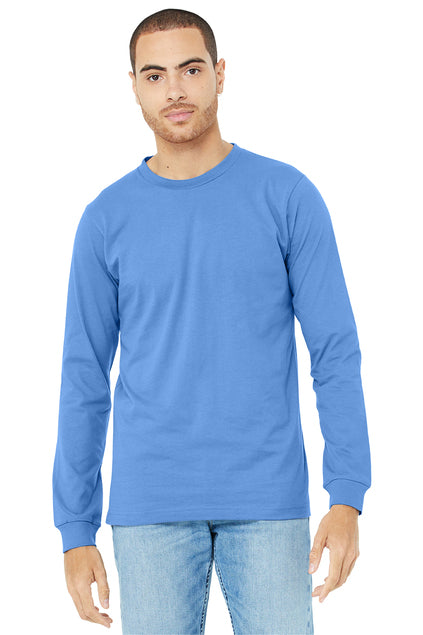 BELLA+CANVAS  Unisex Jersey Long Sleeve Tee - Carolina Blue