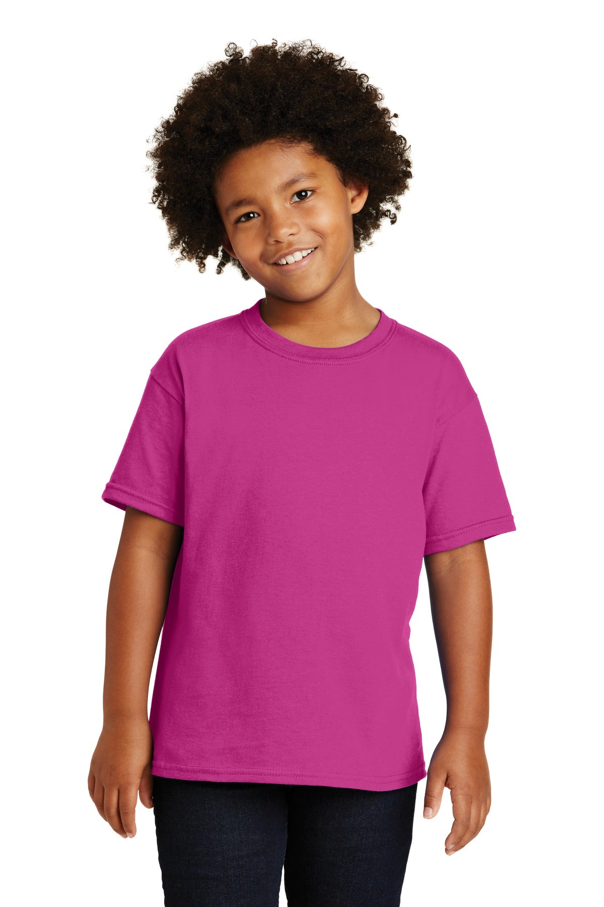 Gildan - Youth  Heavy Cotton  100% Cotton T-Shirt - Heliconia