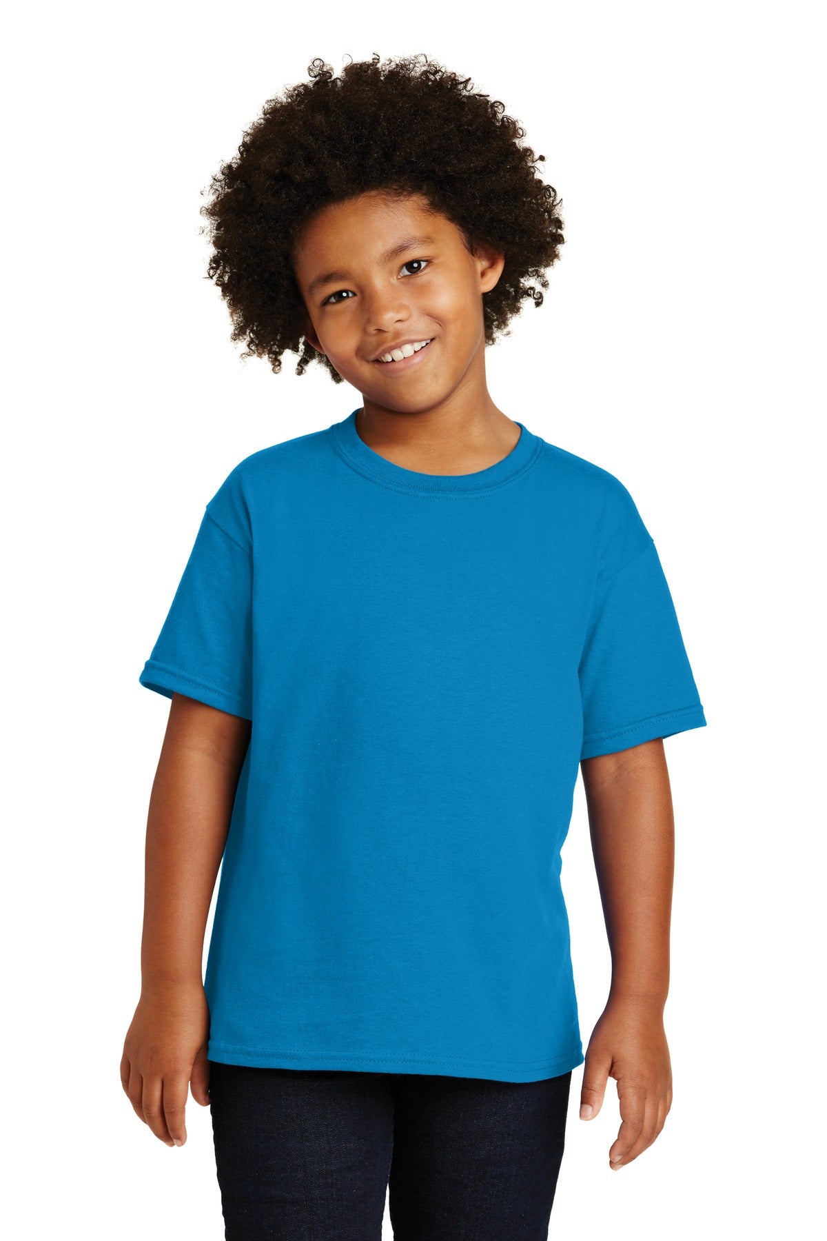 Gildan - Youth  Heavy Cotton 100% Cotton T-Shirt - Sapphire