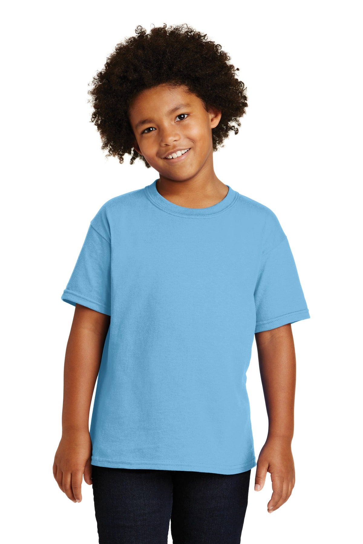 Gildan - Youth  Heavy Cotton 100% Cotton T-Shirt - Sky