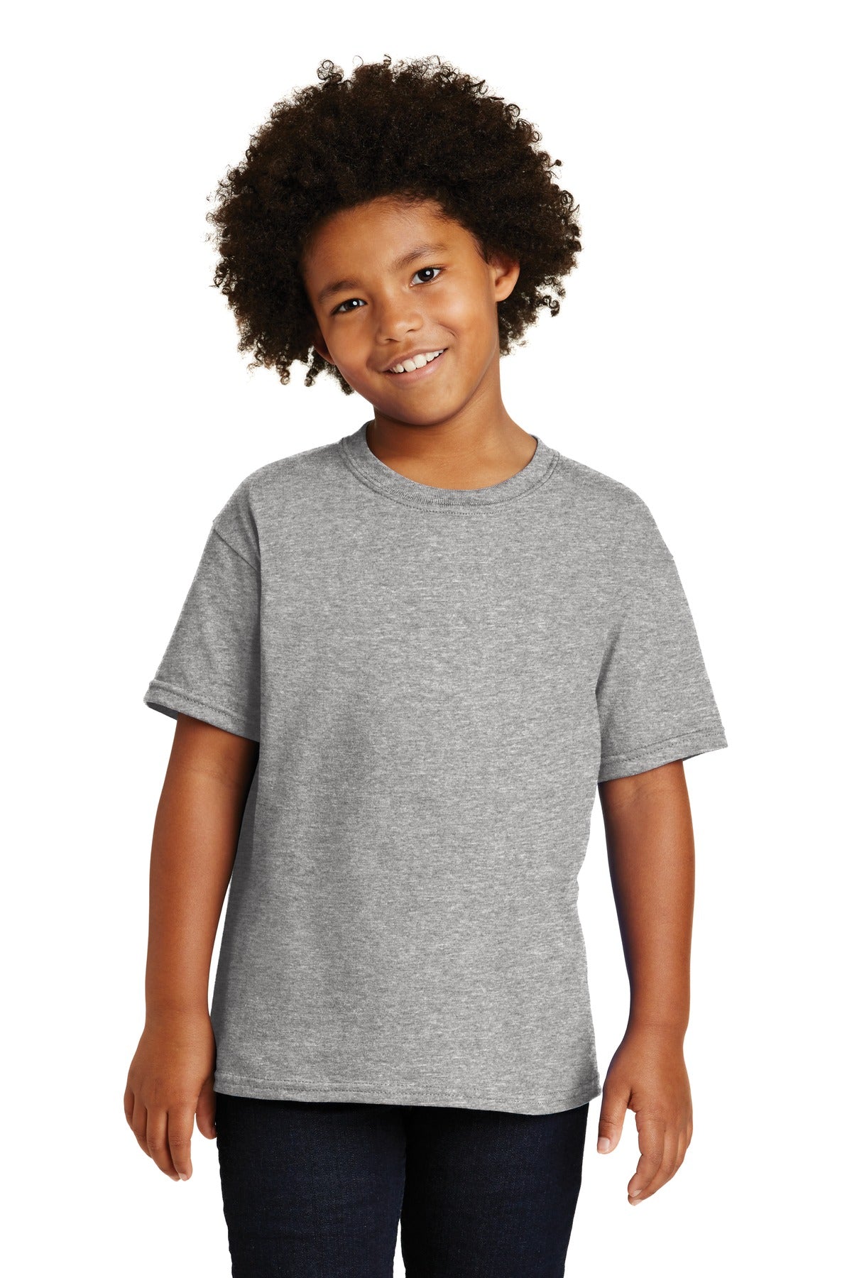 Gildan - Youth  Heavy Cotton 100% Cotton T-Shirt - Sport Grey