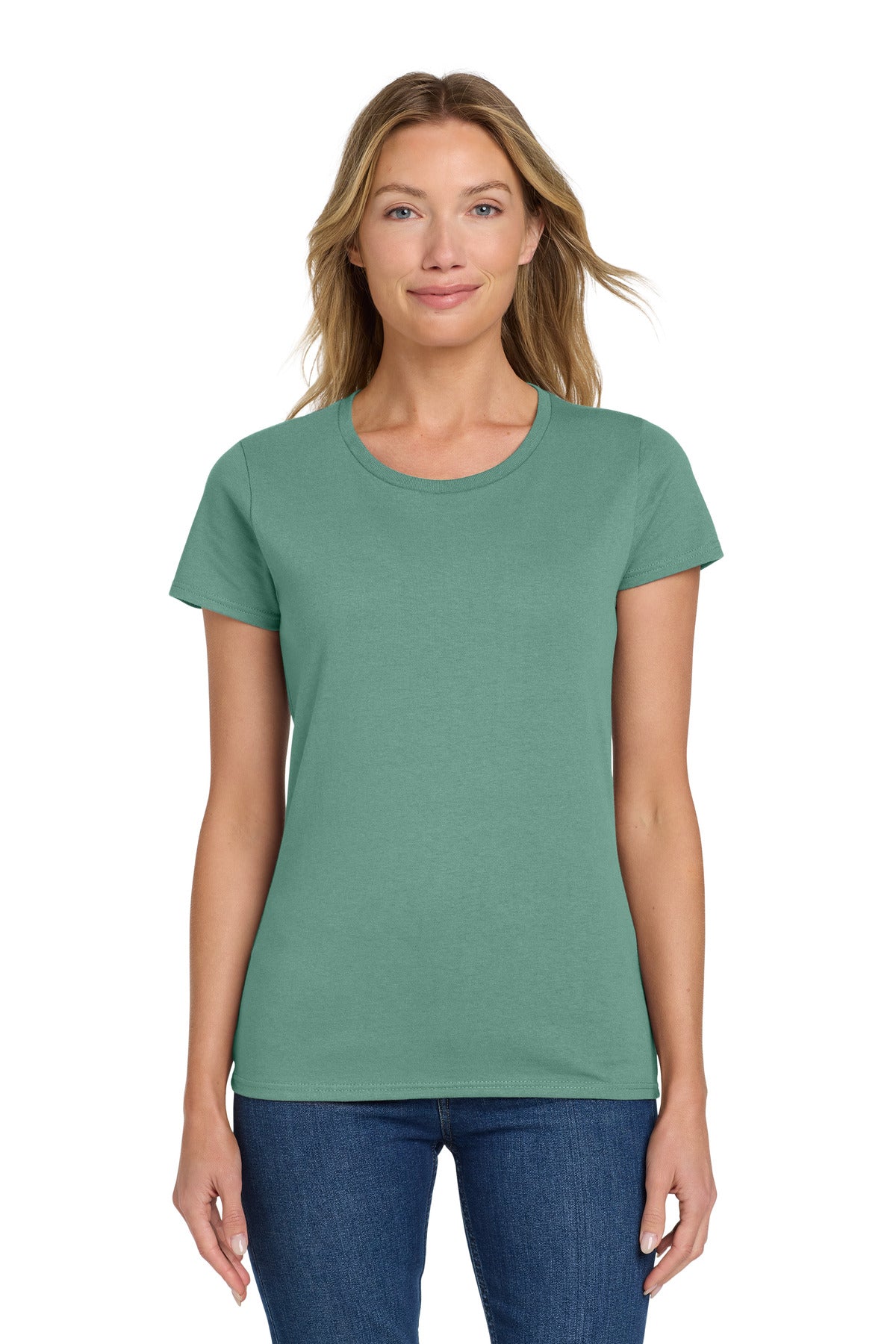 Gildan Women's Heavy Cotton 100% Cotton T-Shirt - Aquatic