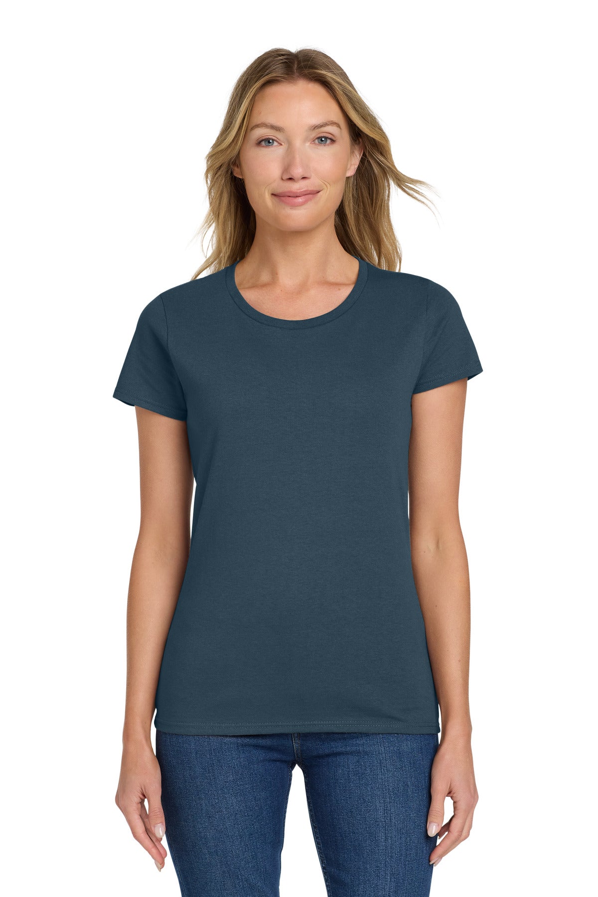 Gildan Women's Heavy Cotton 100% Cotton T-Shirt - Blue Dusk