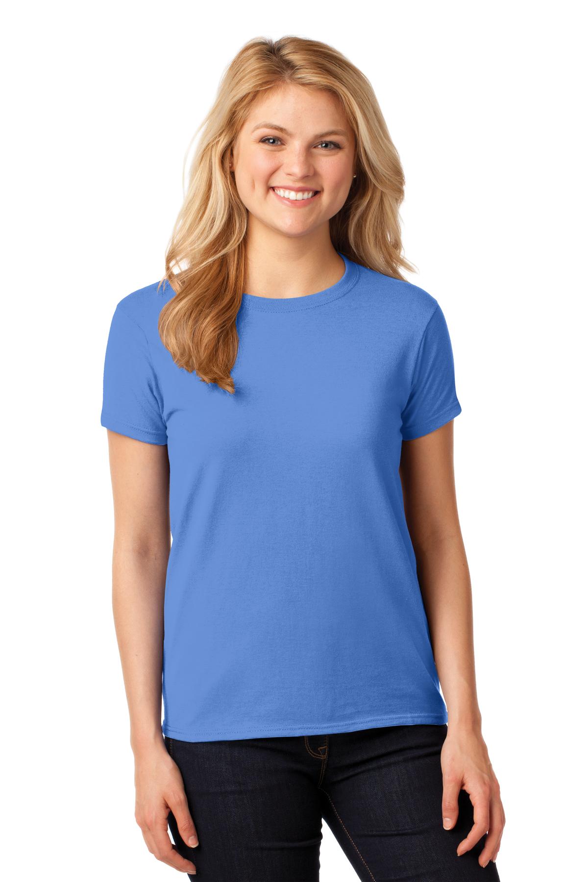 Gildan Women's Heavy Cotton 100% Cotton T-Shirt - Carolina Blue