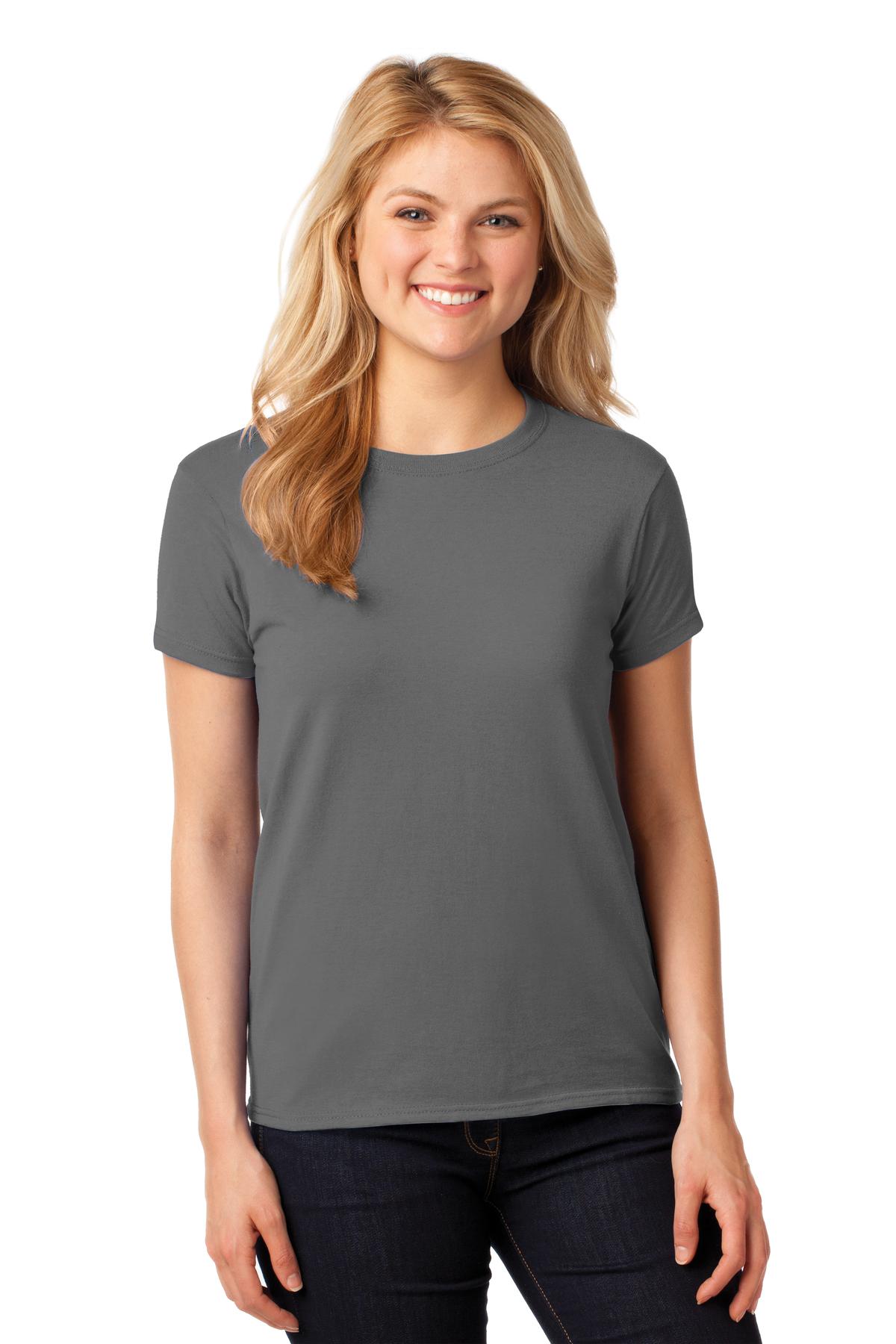 Gildan Women's Heavy Cotton 100% Cotton T-Shirt - Charcoal