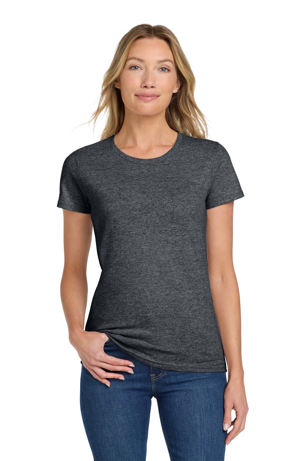 Gildan Women's Heavy Cotton 100% Cotton T-Shirt - Dark Heather