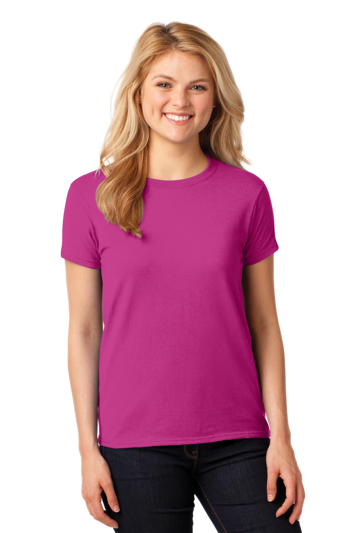 Gildan Women's Heavy Cotton 100% Cotton T-Shirt - Heliconia