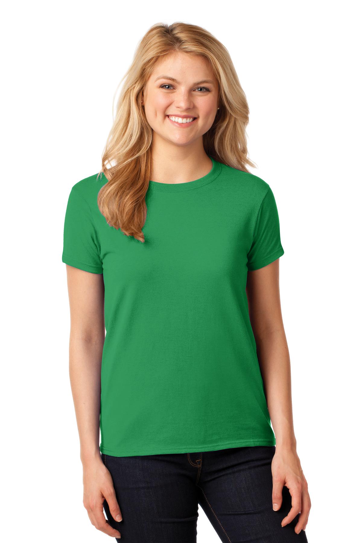 Gildan Women's Heavy Cotton 100% Cotton T-Shirt - Irish Green