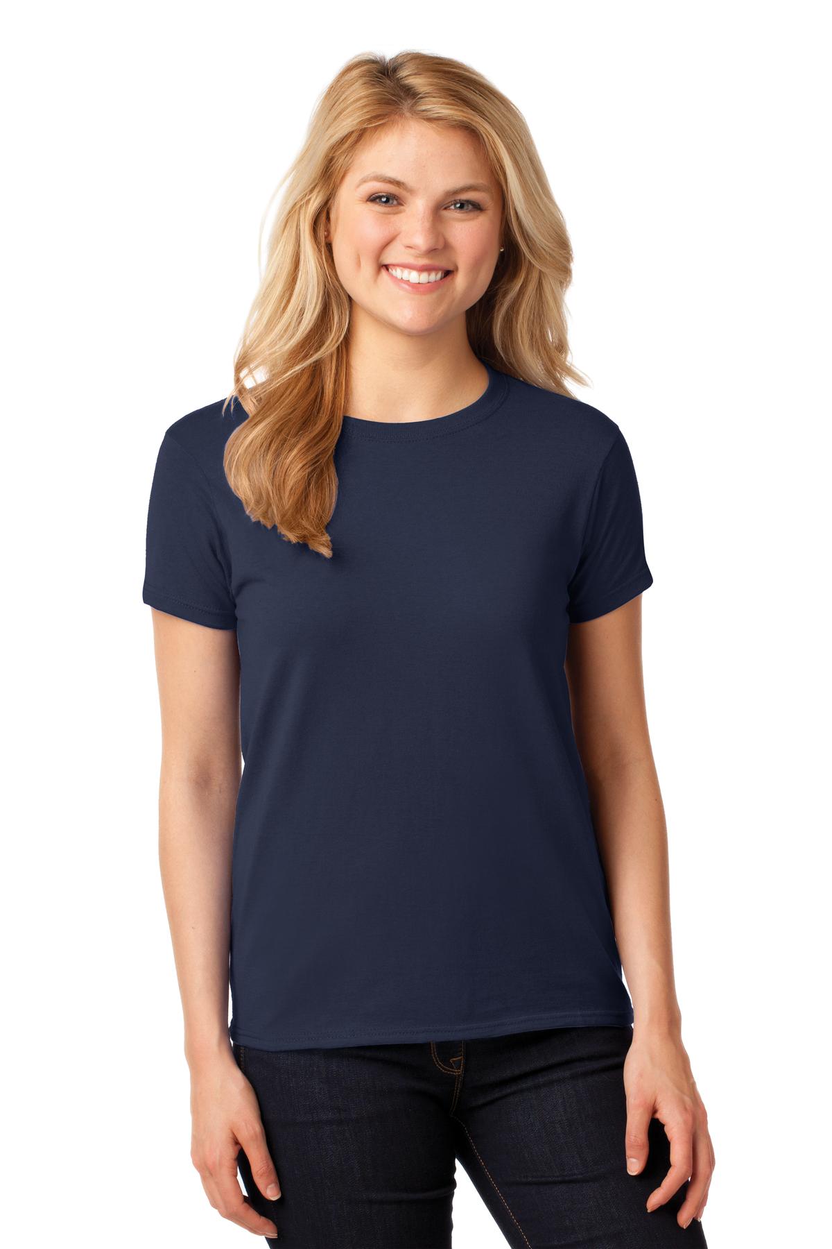 Gildan Women's Heavy Cotton 100% Cotton T-Shirt - Navy