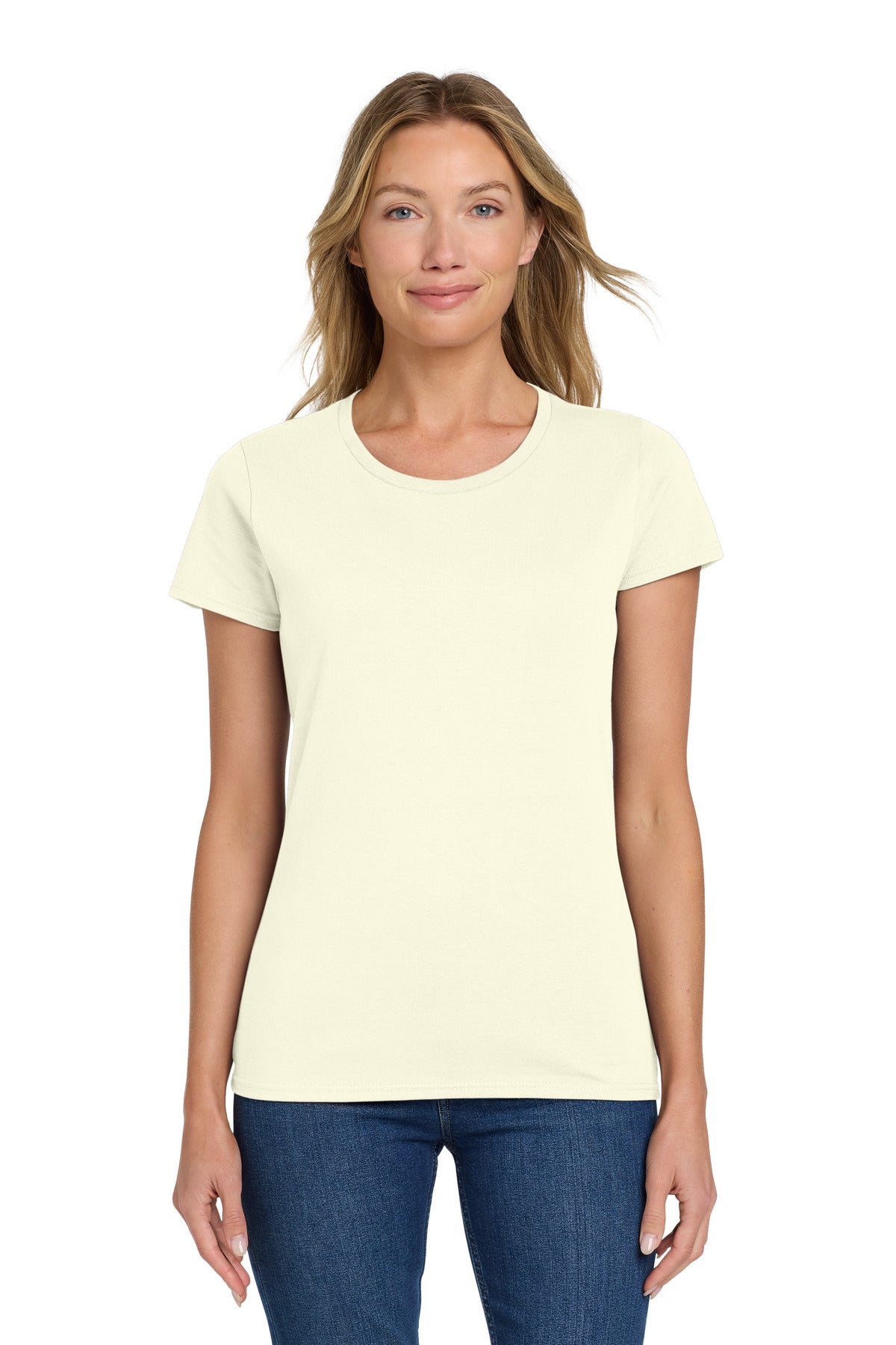 Gildan Women's Heavy Cotton 100% Cotton T-Shirt - Off White
