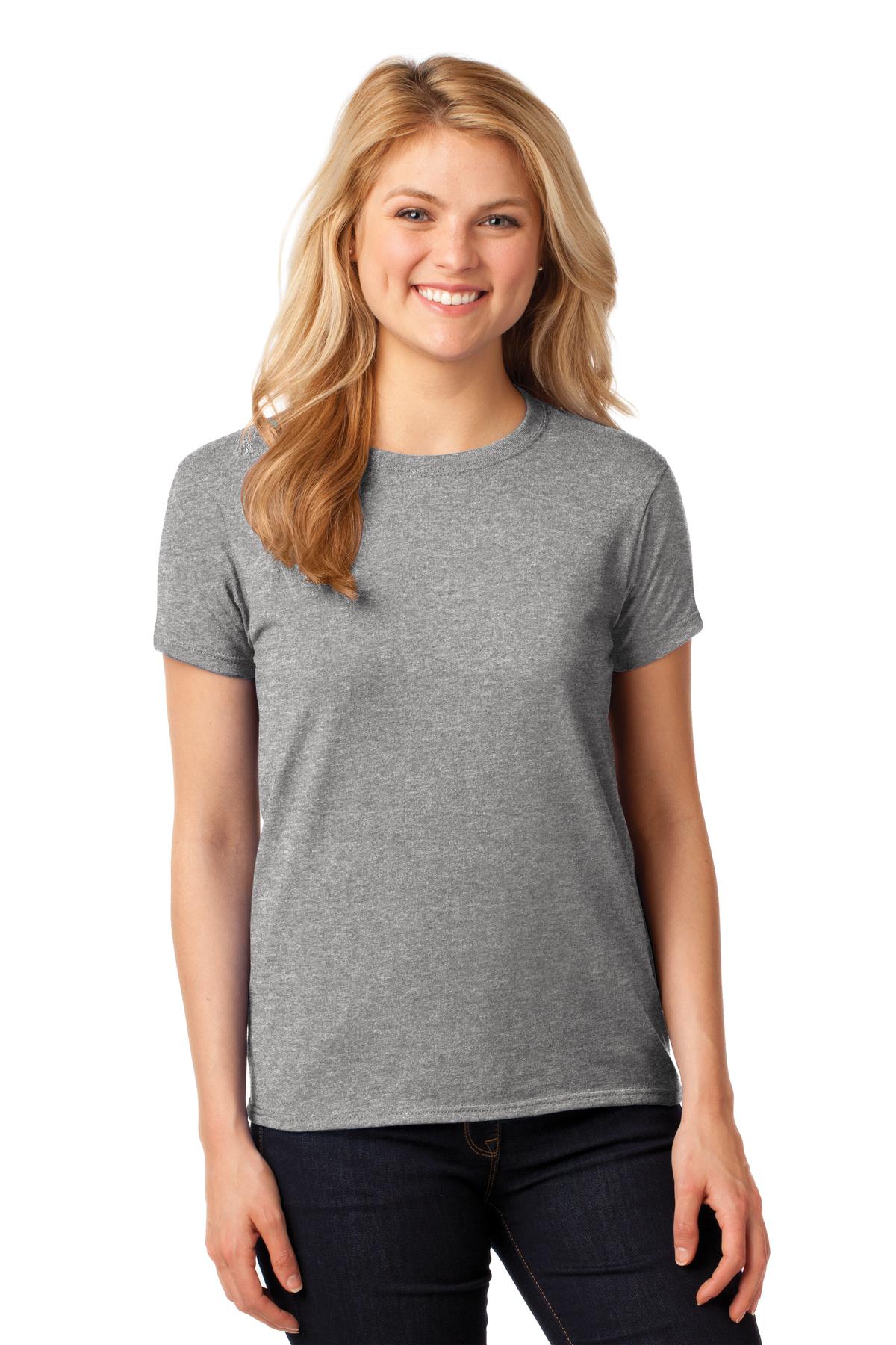 Gildan Women's Heavy Cotton 100% Cotton T-Shirt - Sport Grey