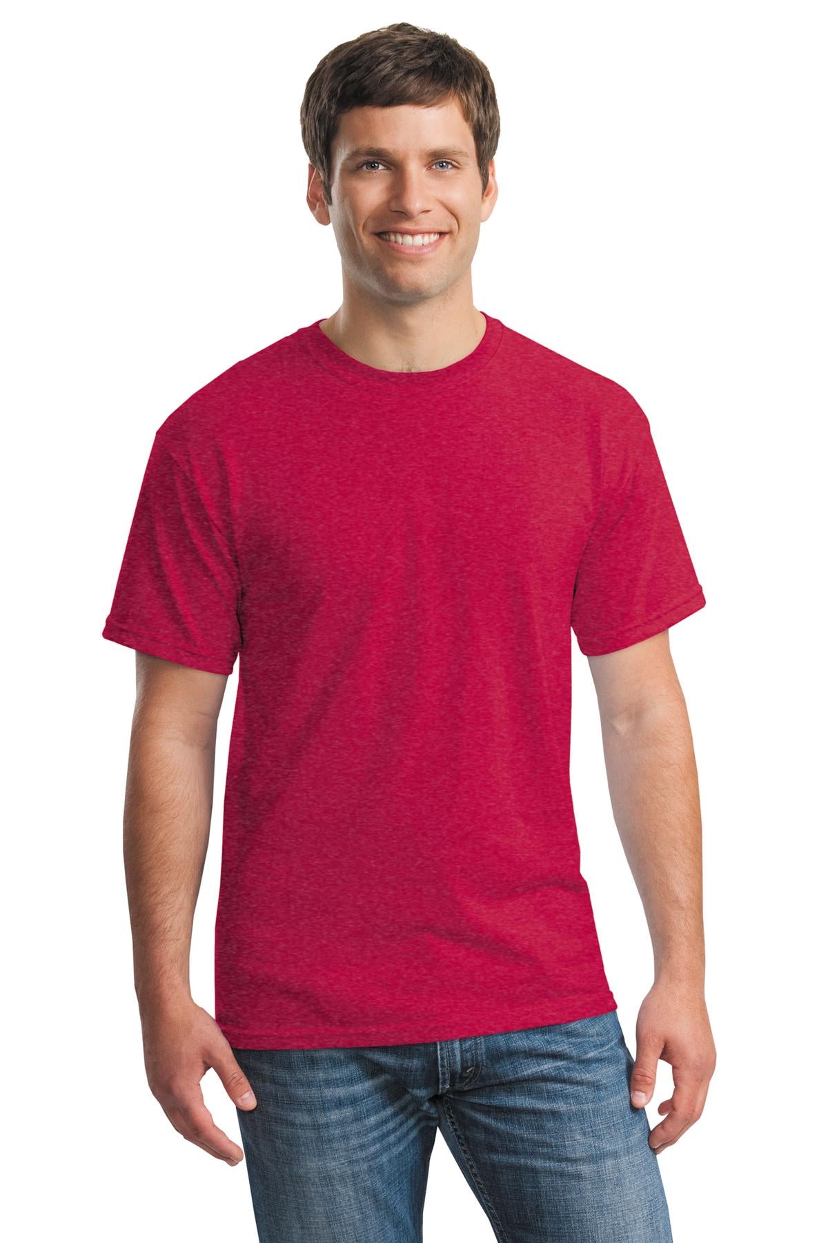 Gildan - Heavy Cotton 100% Cotton T-Shirt - Heather Red