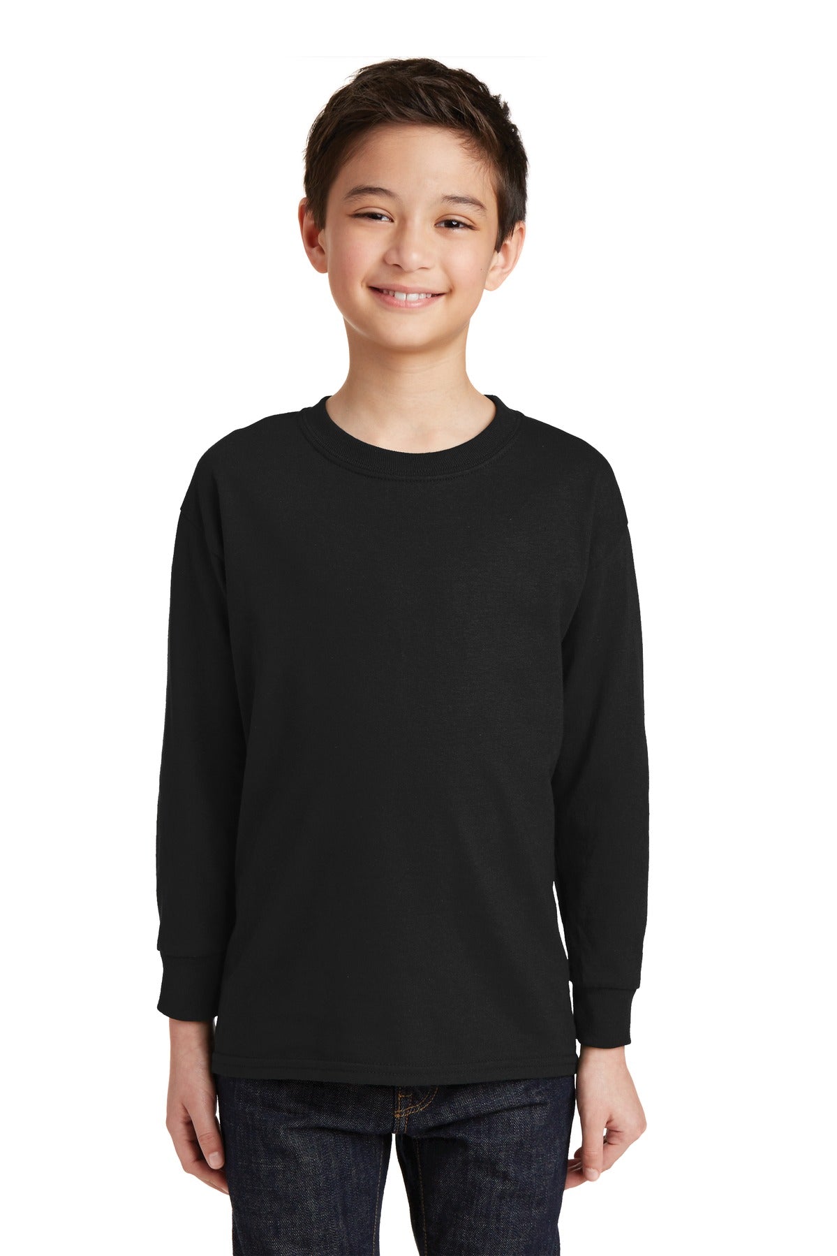 Gildan Youth Heavy Cotton 100% Cotton Long Sleeve T-Shirt