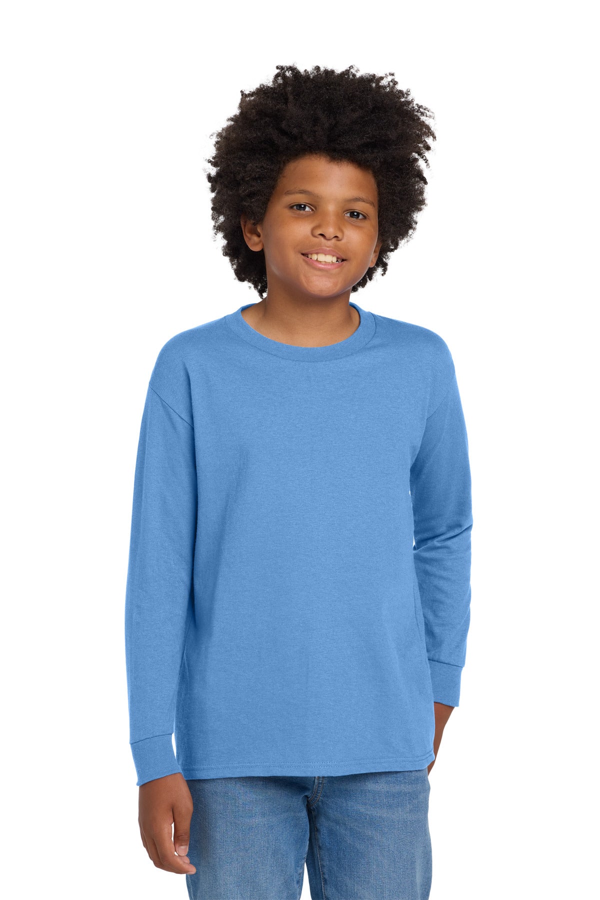 Gildan Youth Heavy Cotton 100% Cotton Long Sleeve T-Shirt