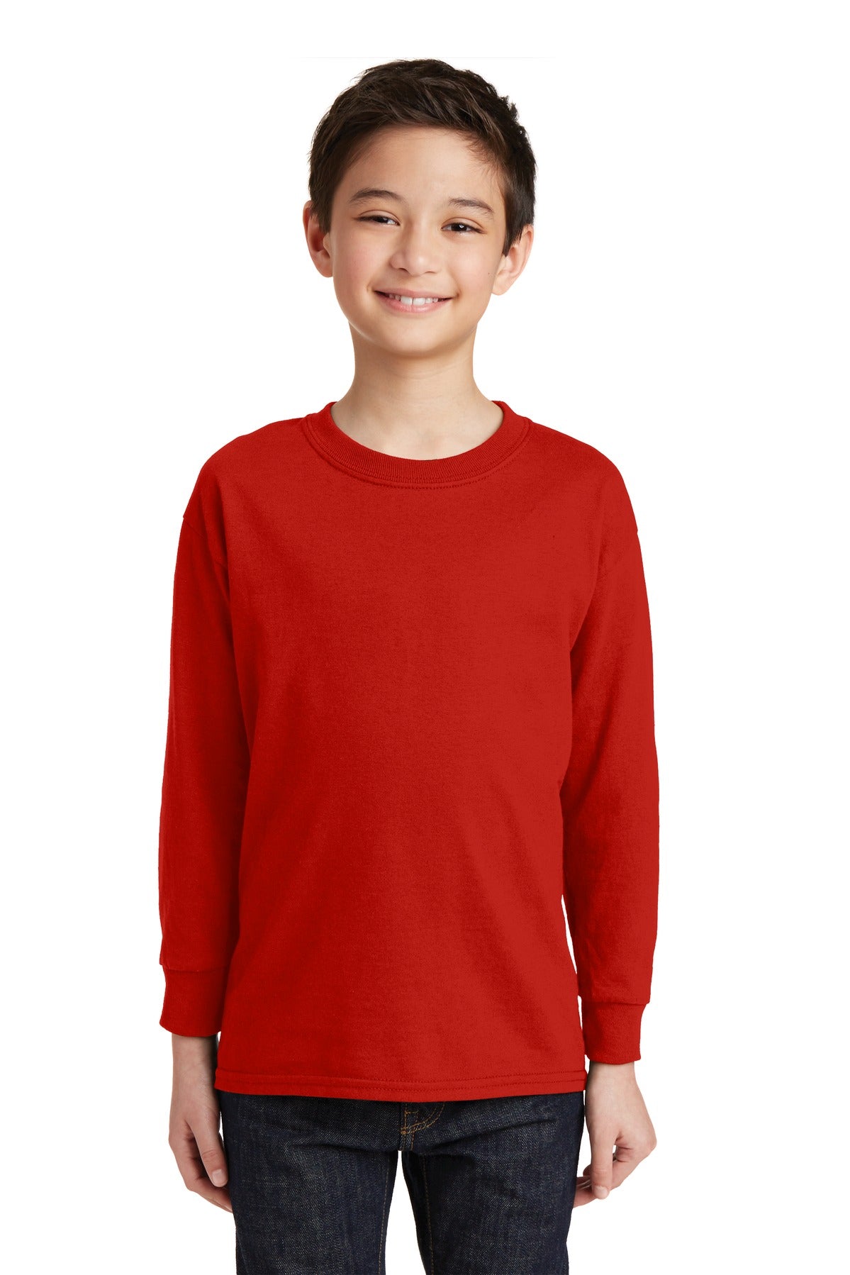 Gildan Youth Heavy Cotton 100% Cotton Long Sleeve T-Shirt