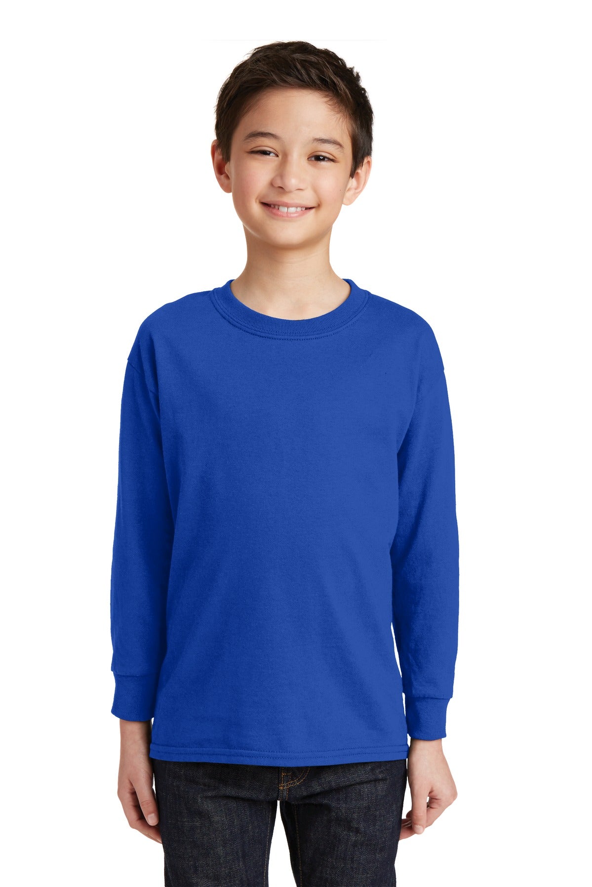 Gildan Youth Heavy Cotton 100% Cotton Long Sleeve T-Shirt