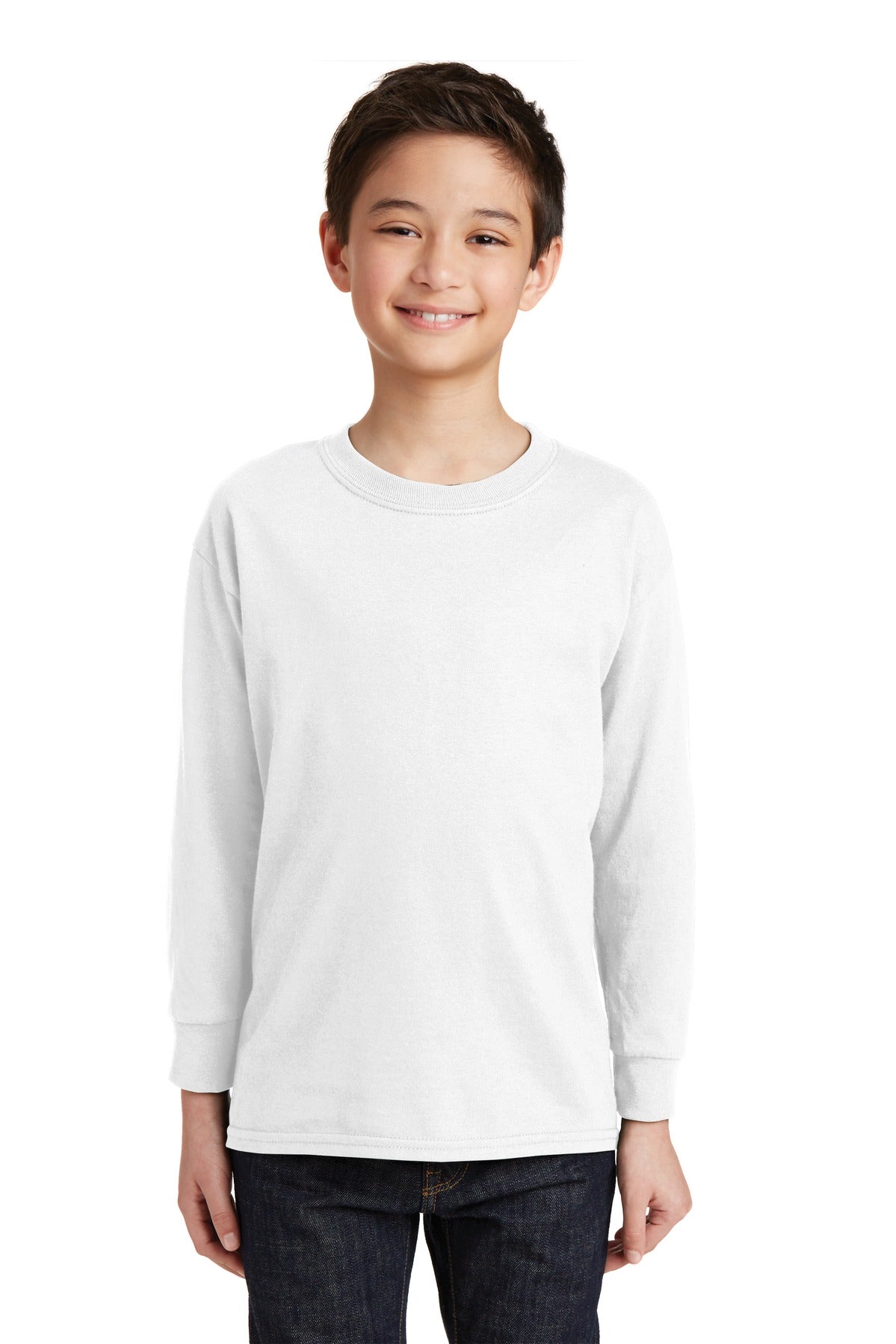 Gildan Youth Heavy Cotton 100% Cotton Long Sleeve T-Shirt