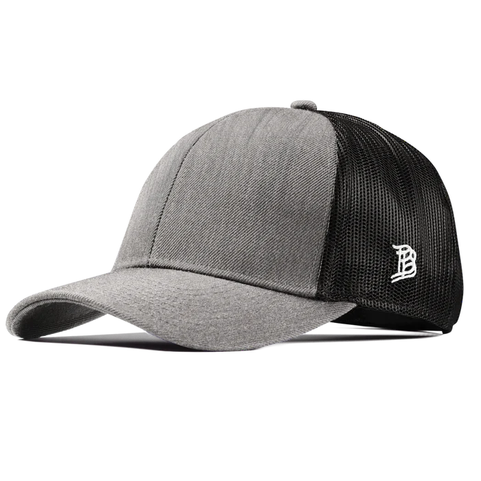 Branded Bills Bare Curved Stretch Snapback Trucker Hat