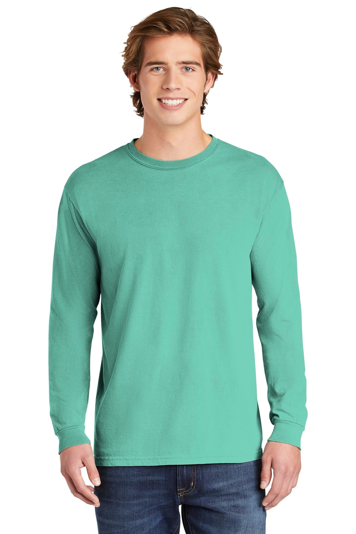 COMFORT COLORS  Heavyweight Ring Spun Long Sleeve Tee - Chalky Mint