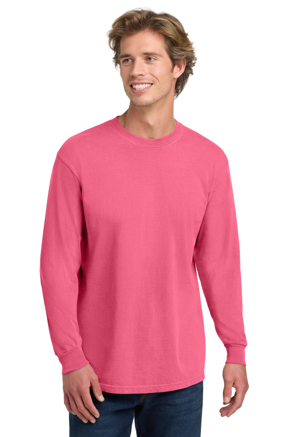 COMFORT COLORS  Heavyweight Ring Spun Long Sleeve Tee - Crunchberry