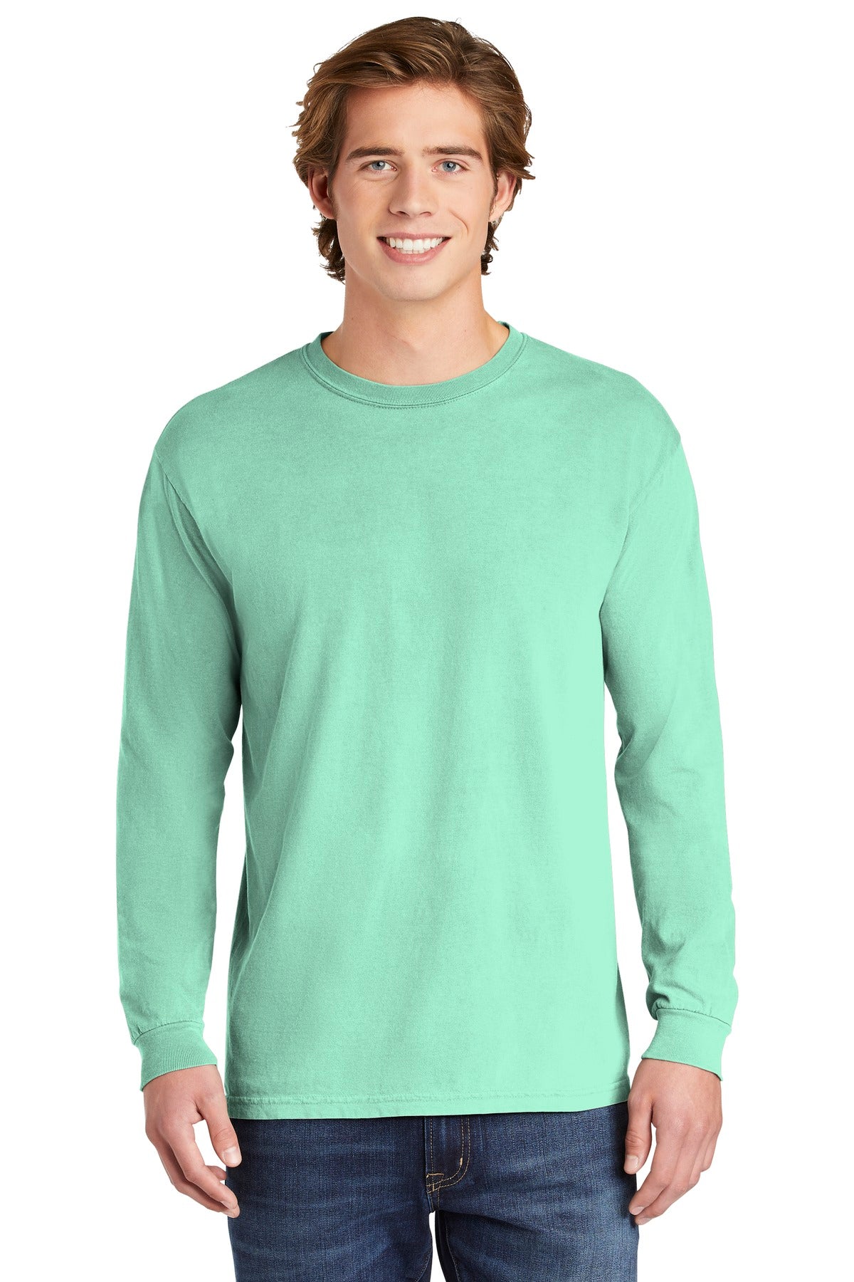 COMFORT COLORS  Heavyweight Ring Spun Long Sleeve Tee - Island Reef