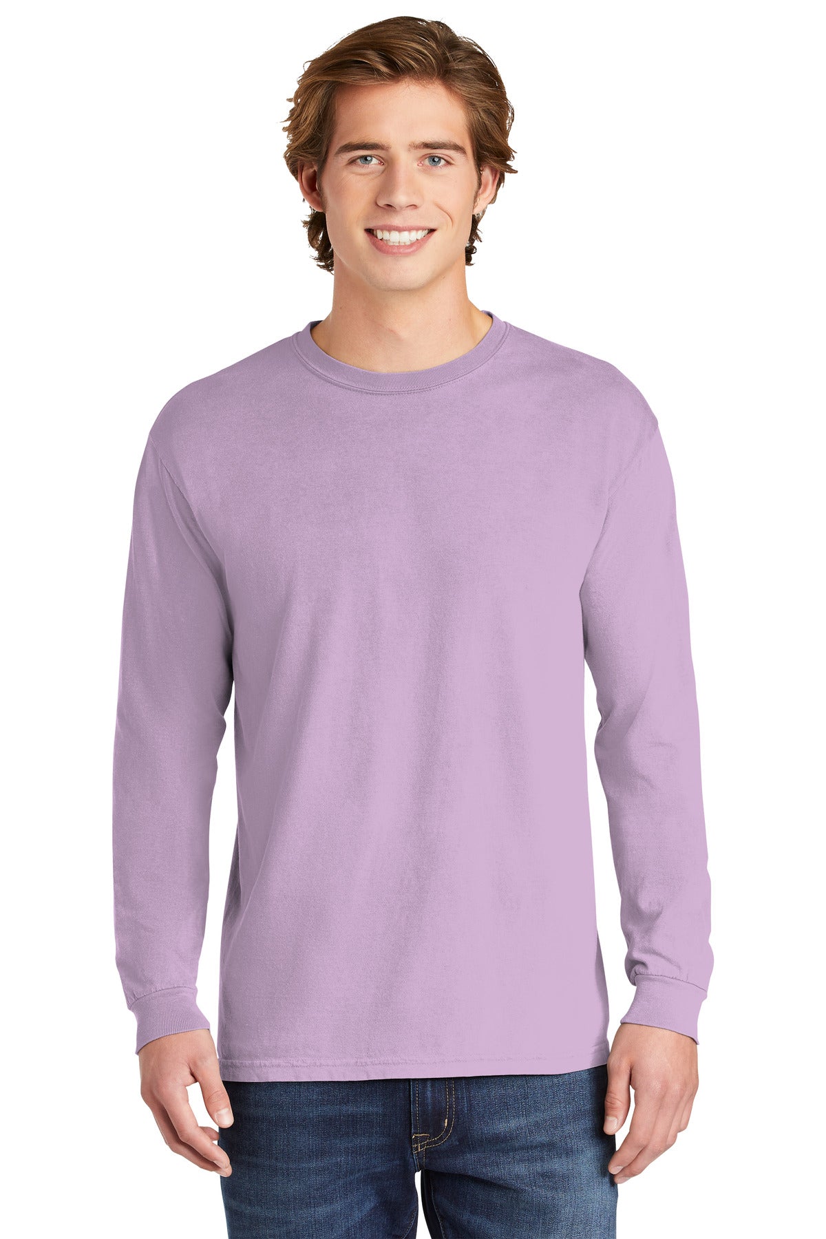 COMFORT COLORS  Heavyweight Ring Spun Long Sleeve Tee - Orchid