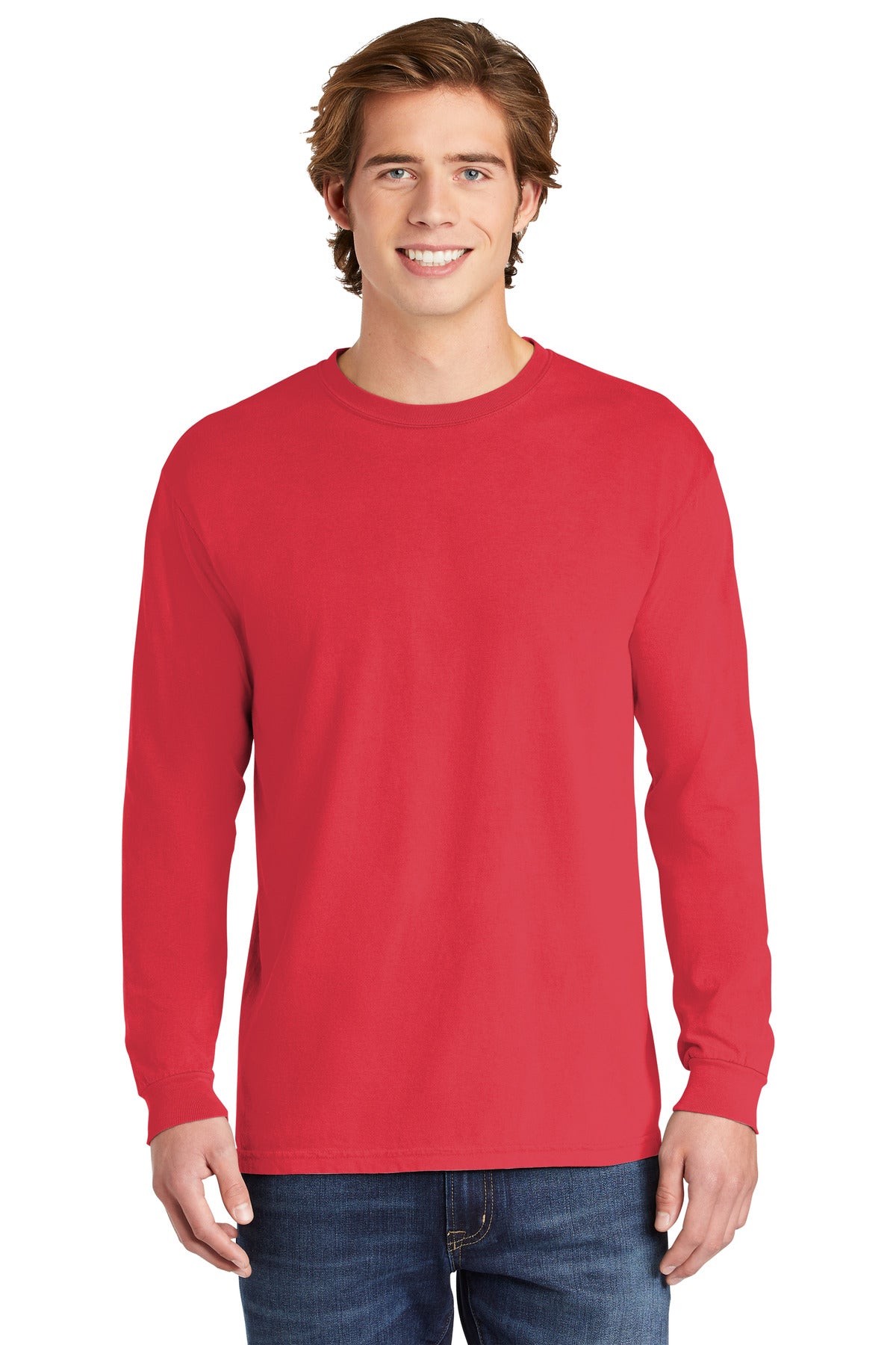 COMFORT COLORS  Heavyweight Ring Spun Long Sleeve Tee - Paprika