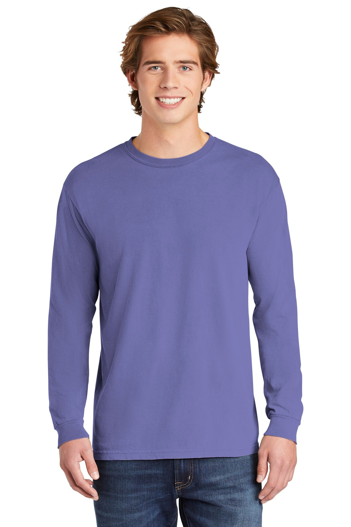 COMFORT COLORS  Heavyweight Ring Spun Long Sleeve Tee - Violet