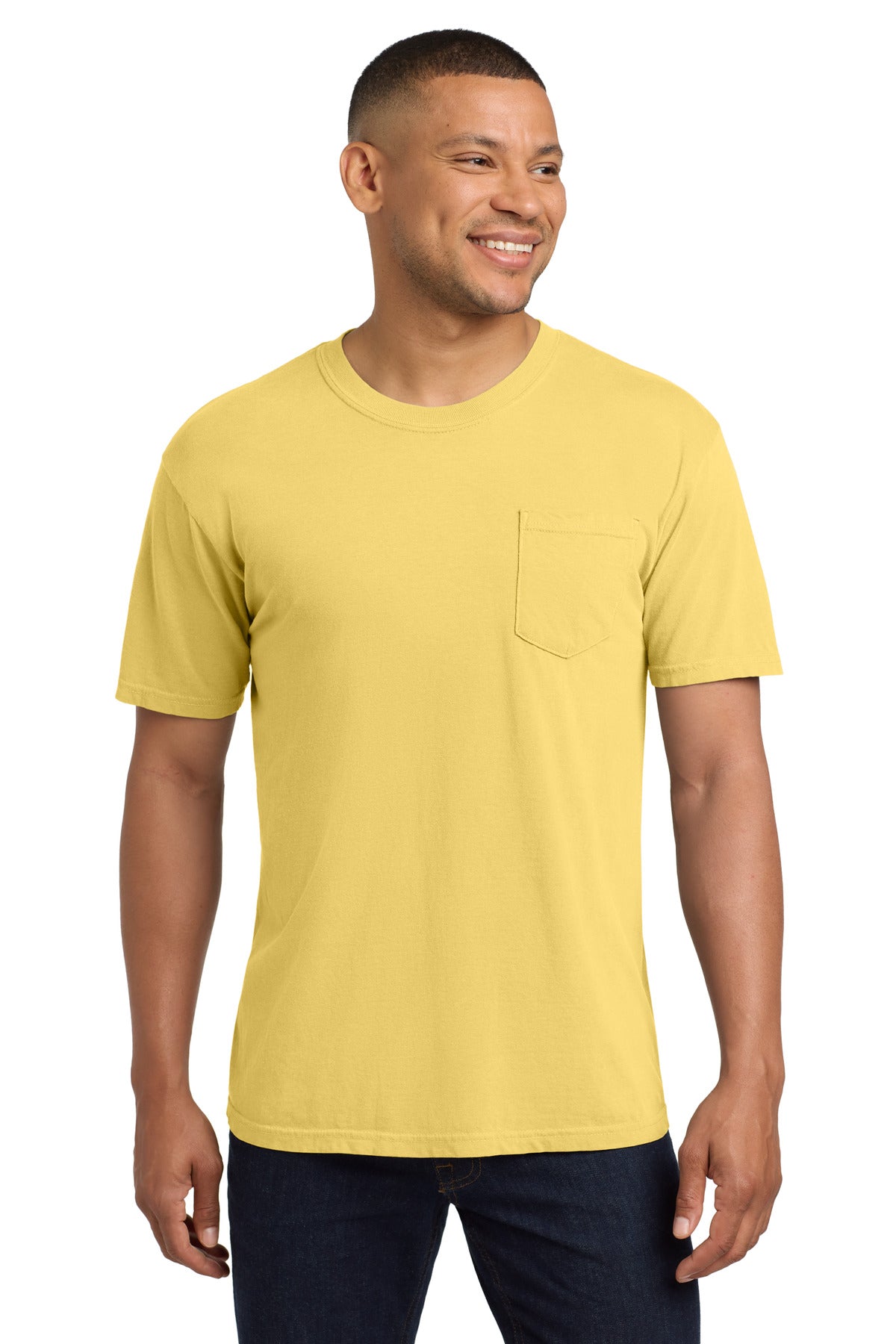 COMFORT COLORS  Heavyweight Ring Spun Pocket Tee - Butter