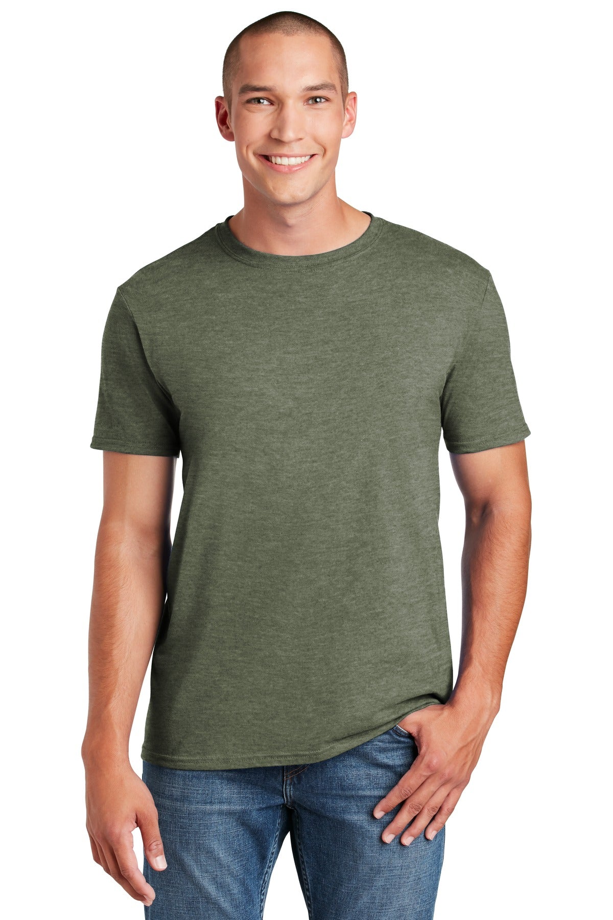 Gildan Softstyle T-Shirt - Heather Military Green