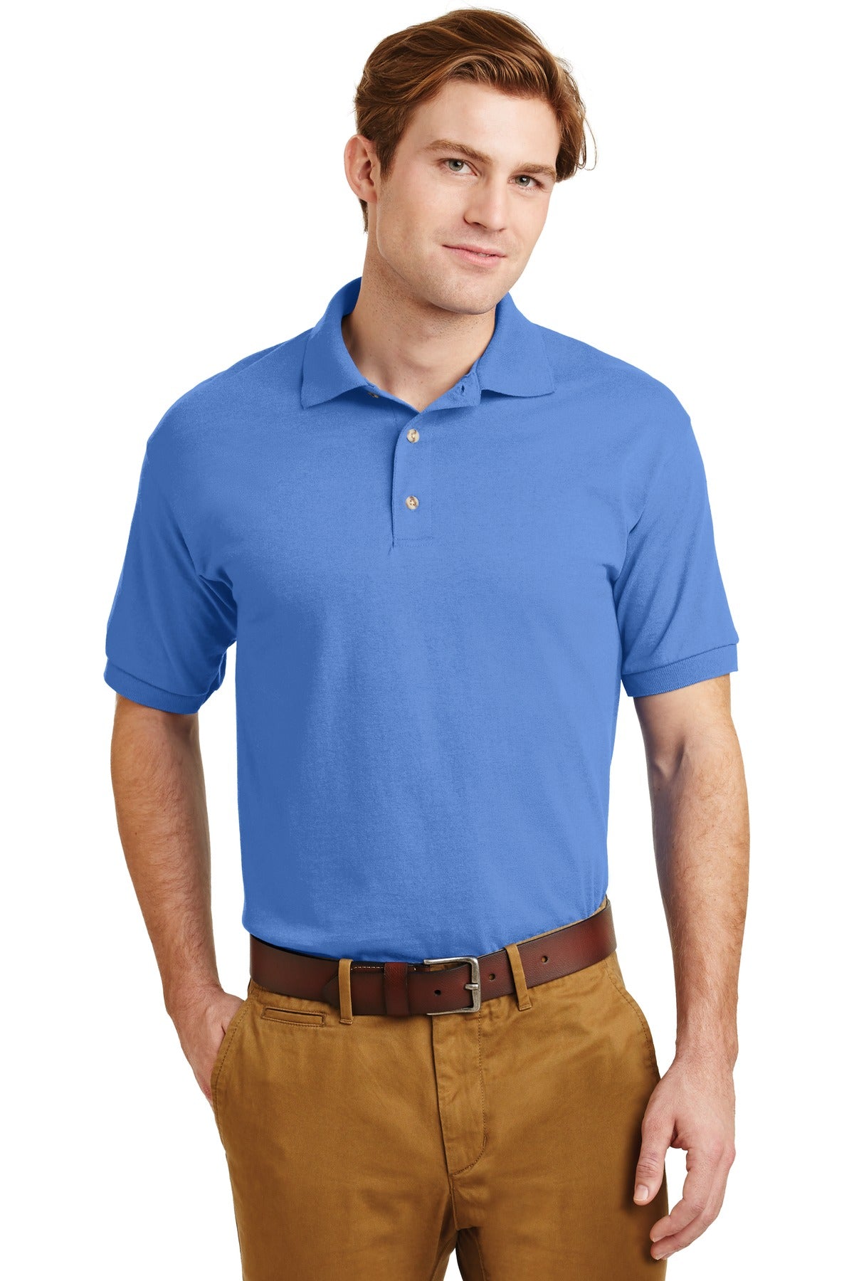 Gildan - DryBlend 6-Ounce Jersey Knit Sport Shirt - Carolina Blue