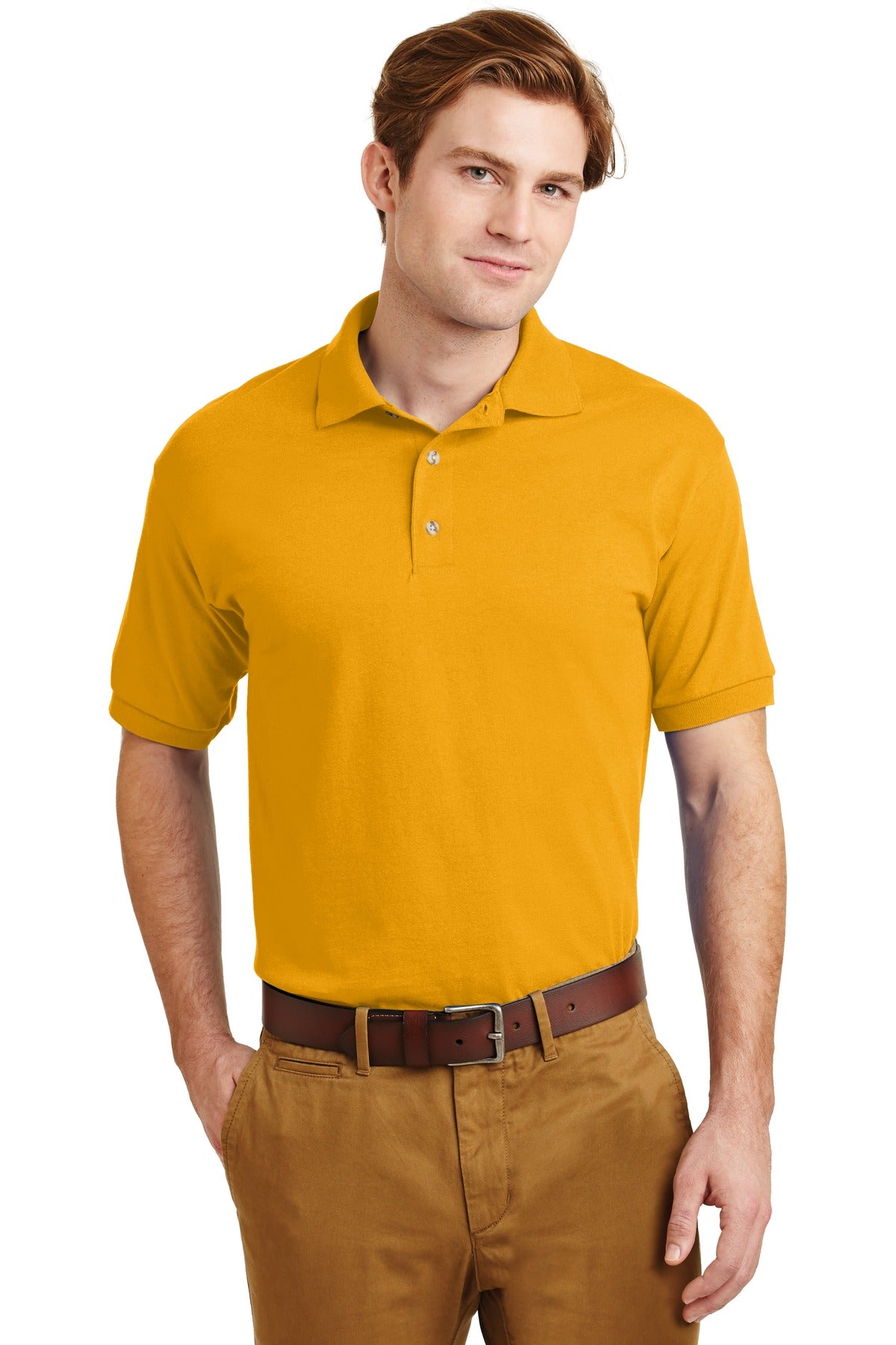 Gildan - DryBlend 6-Ounce Jersey Knit Sport Shirt - Gold