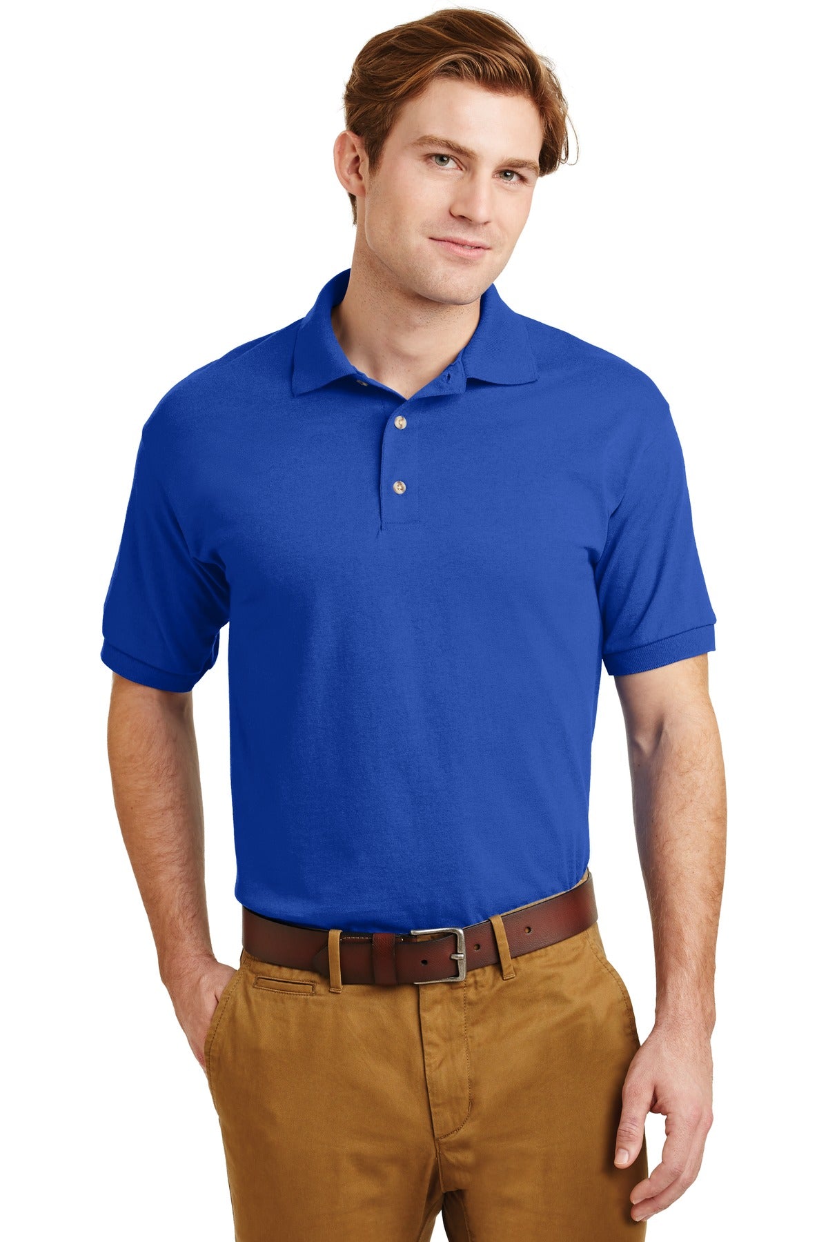 Gildan - DryBlend 6-Ounce Jersey Knit Sport Shirt - Royal