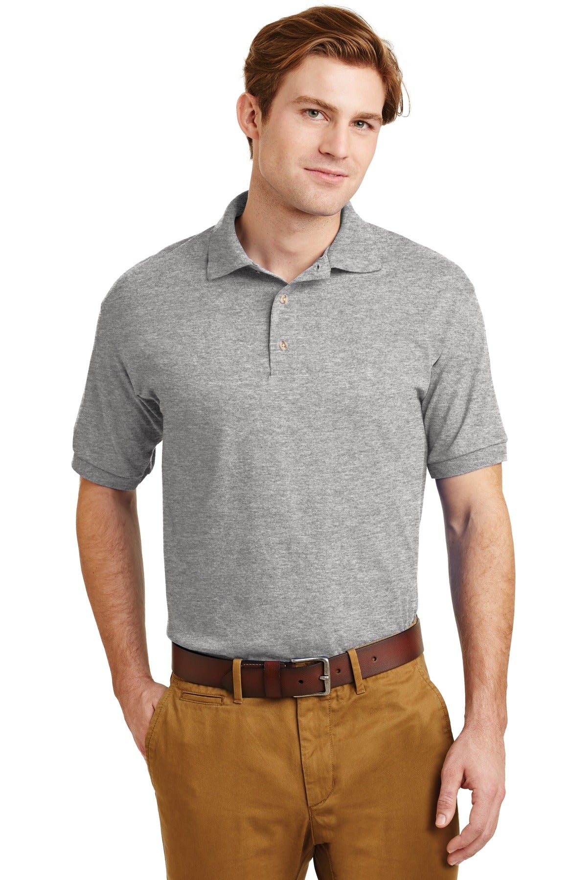 Gildan - DryBlend 6-Ounce Jersey Knit Sport Shirt - Sport Grey