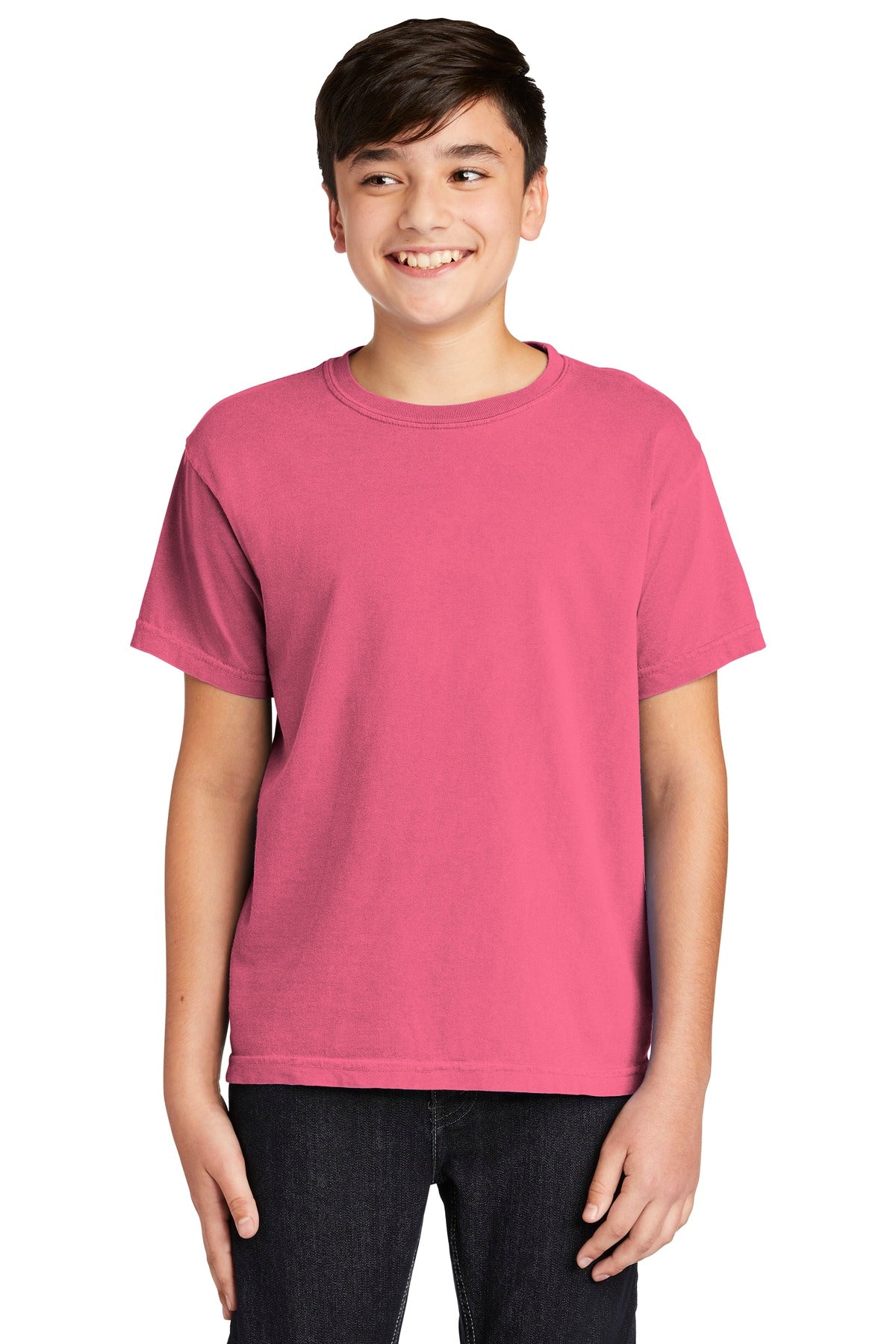 COMFORT COLORS  Youth Heavyweight Ring Spun Tee - Crunchberry