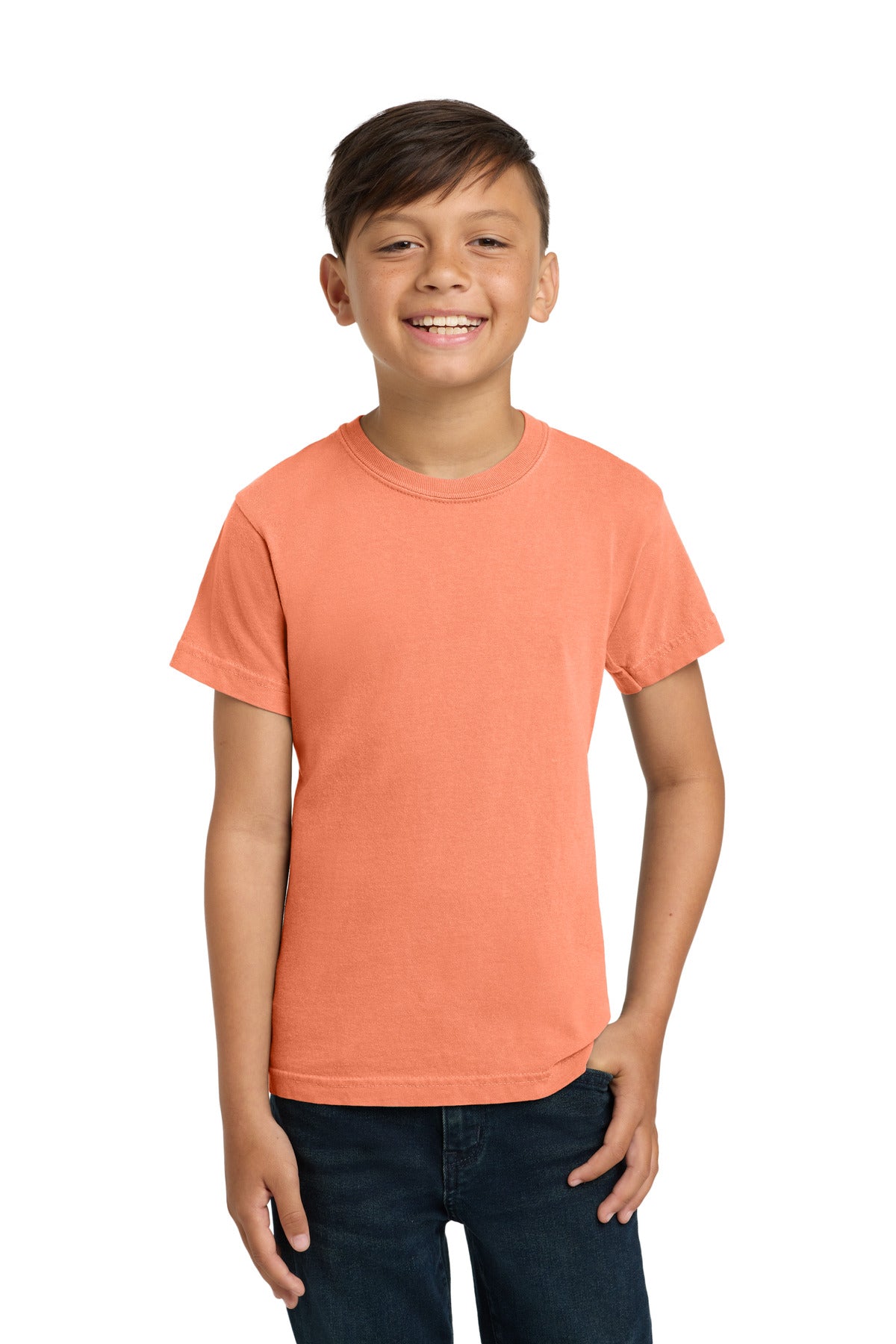 COMFORT COLORS  Youth Heavyweight Ring Spun Tee - Melon