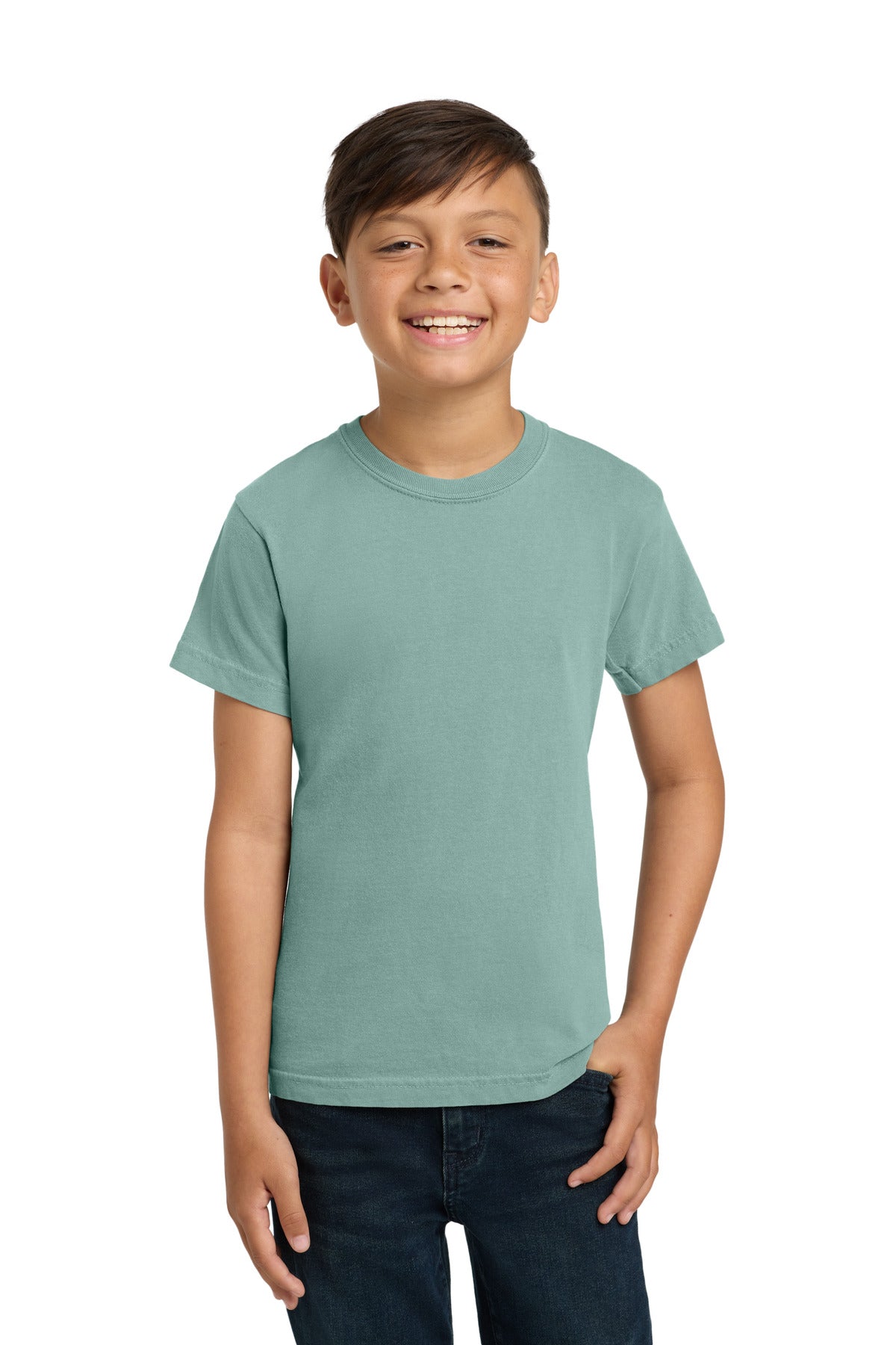 COMFORT COLORS  Youth Heavyweight Ring Spun Tee - Seafoam