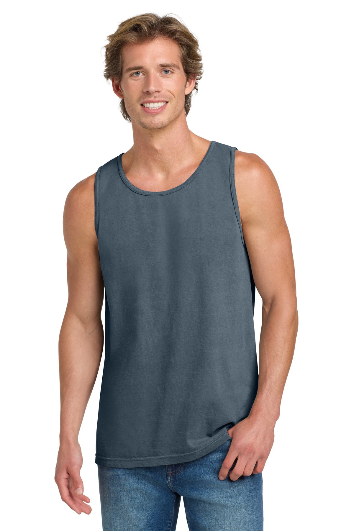 COMFORT COLORS  Heavyweight Ring Spun Tank Top - Denim
