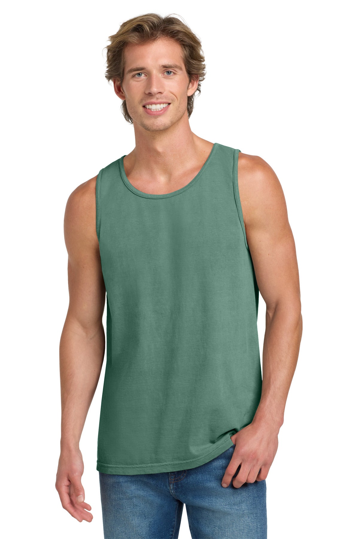 COMFORT COLORS  Heavyweight Ring Spun Tank Top - Light Green