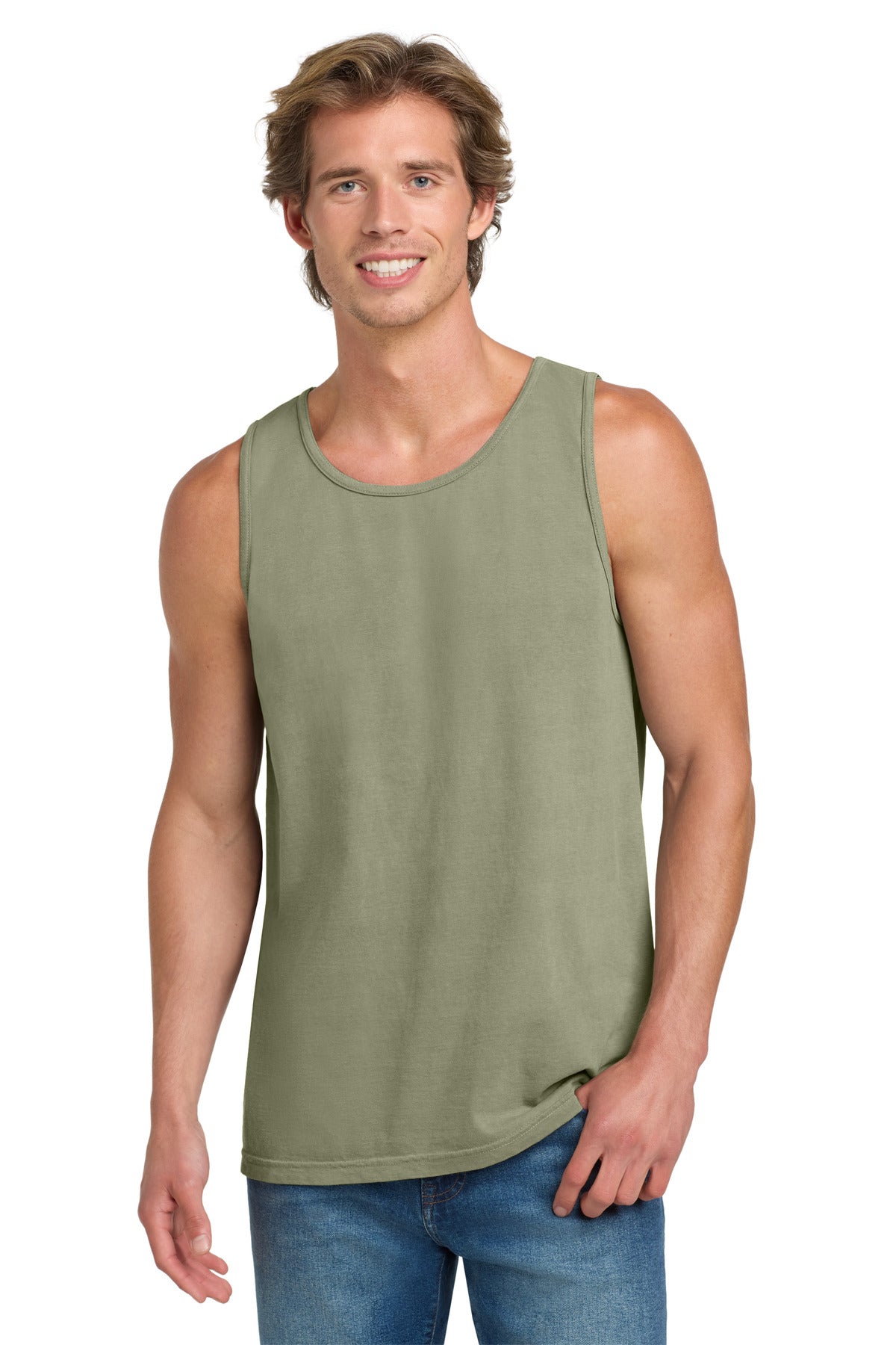 COMFORT COLORS  Heavyweight Ring Spun Tank Top - Sandstone