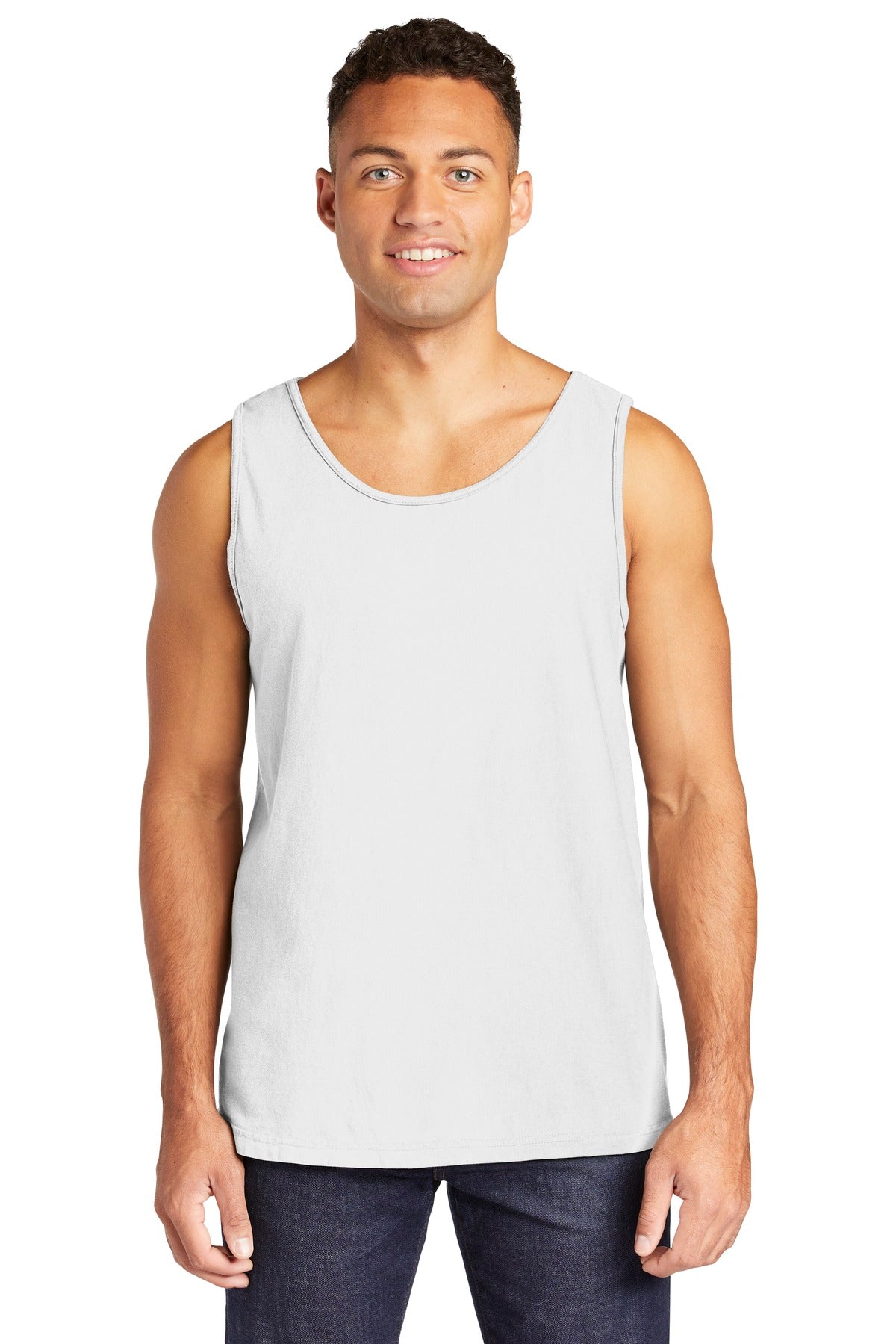 COMFORT COLORS  Heavyweight Ring Spun Tank Top - White