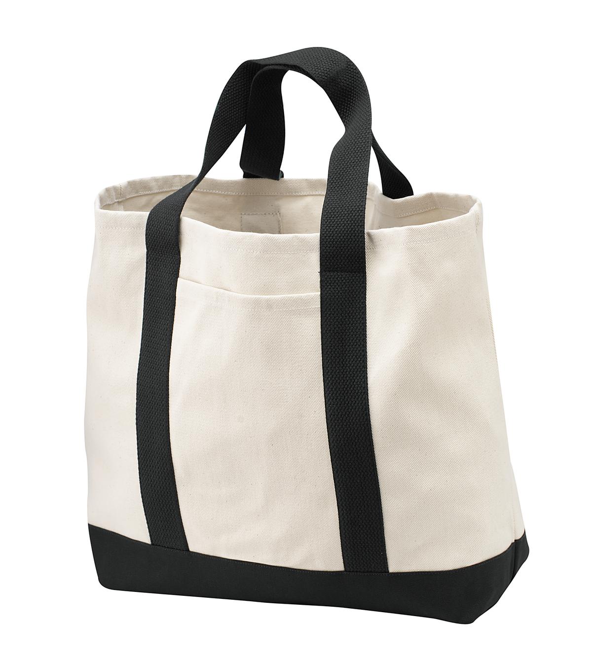 Port Authority Ideal Twill Two-Tone Shopping Tote