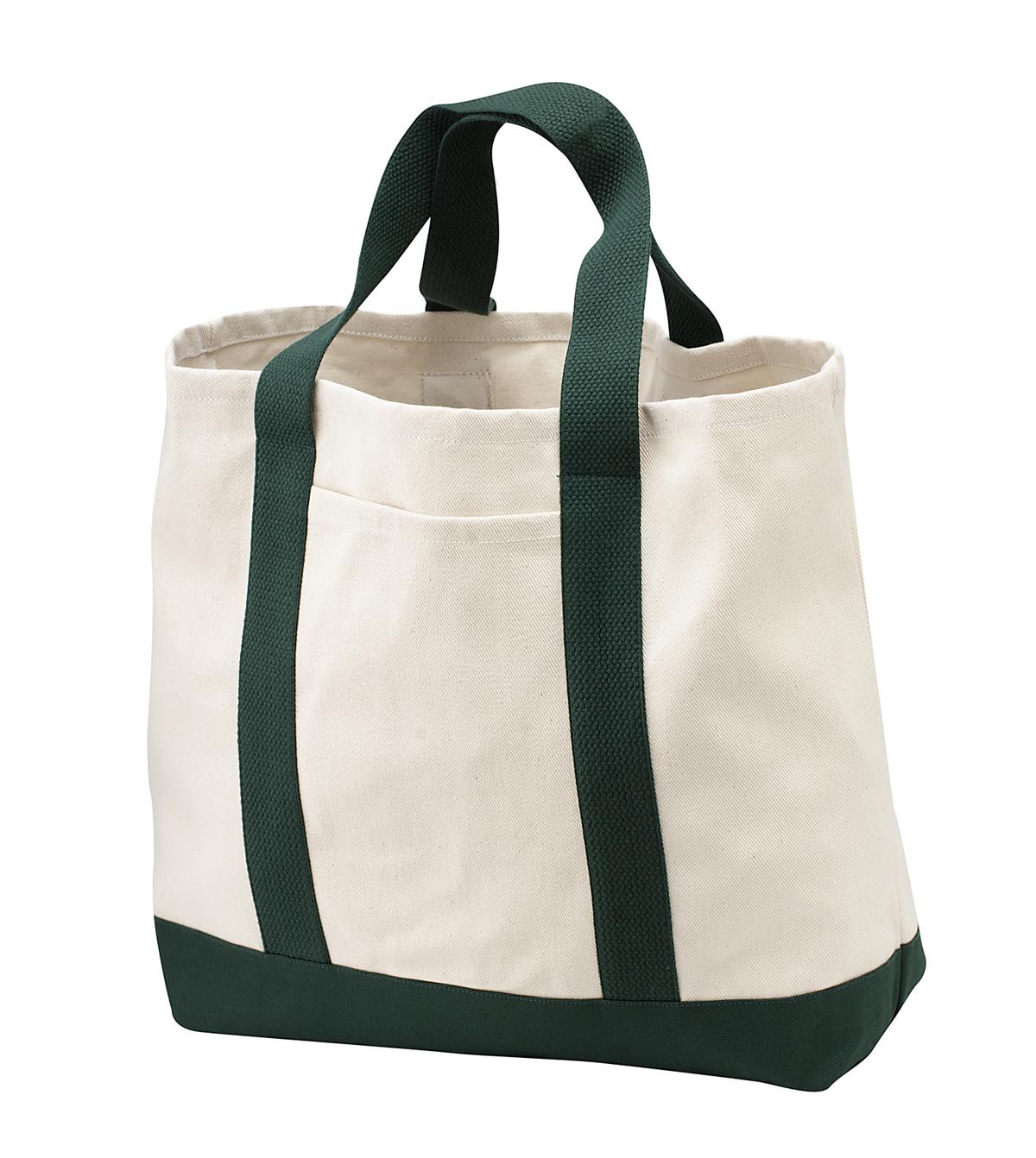 Port Authority Ideal Twill Two-Tone Shopping Tote