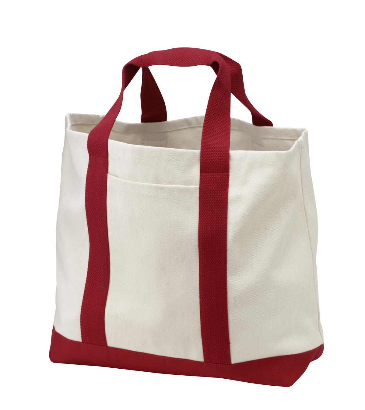 Port Authority Ideal Twill Two-Tone Shopping Tote