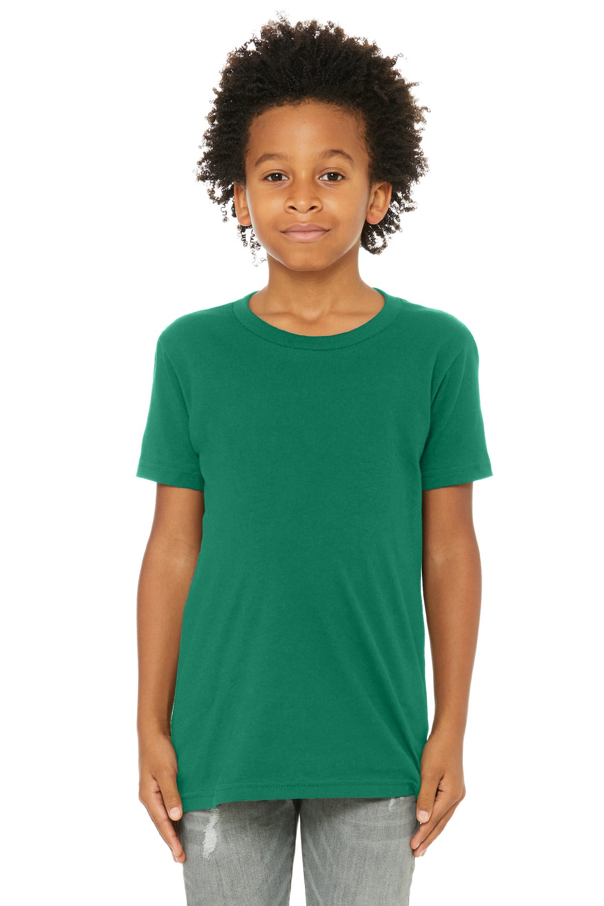 BELLA+CANVAS  Youth Jersey Short Sleeve Tee - Kelly